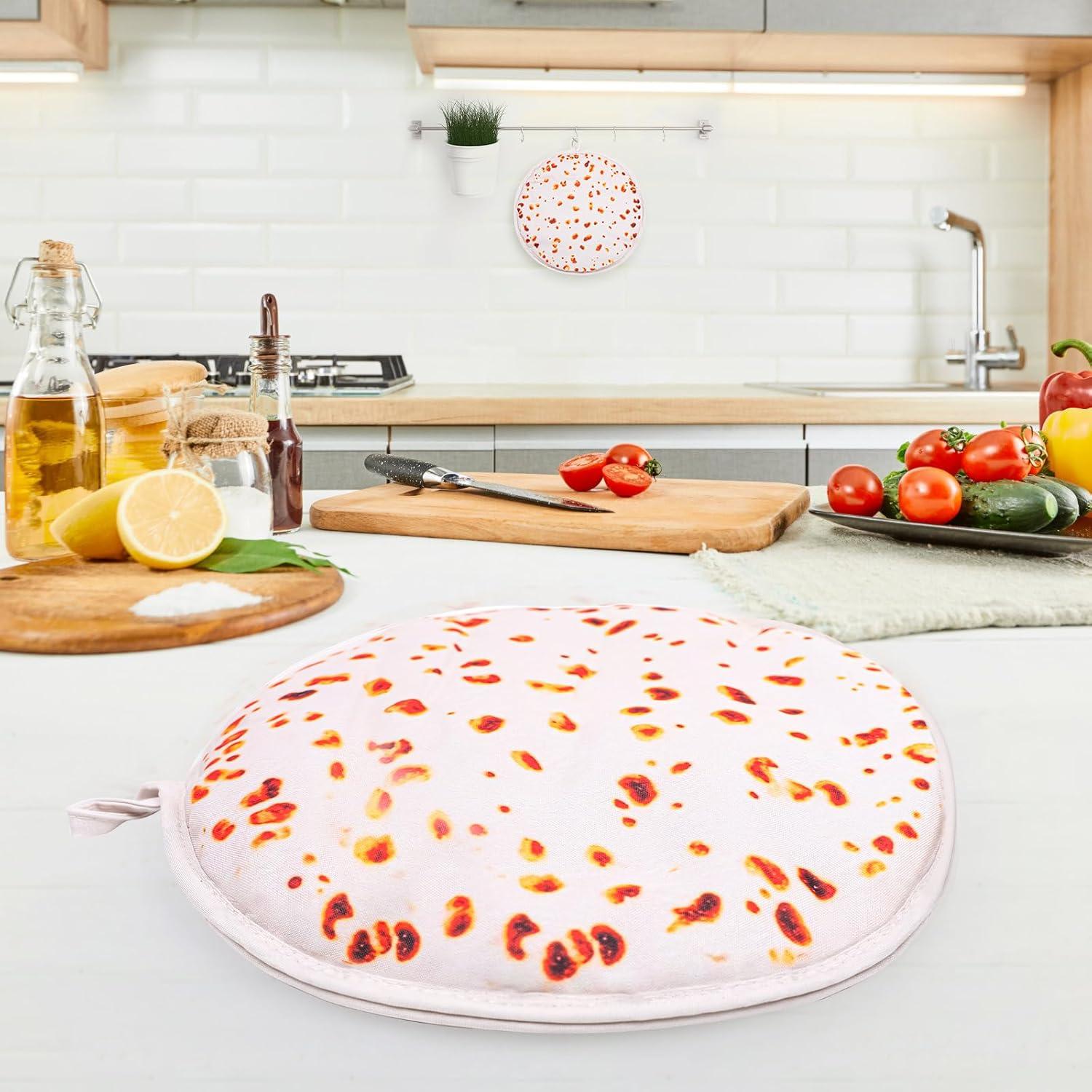 Bolsa Calentadora de Tortillas 30 cm FFPDYBEST Beige Aislada