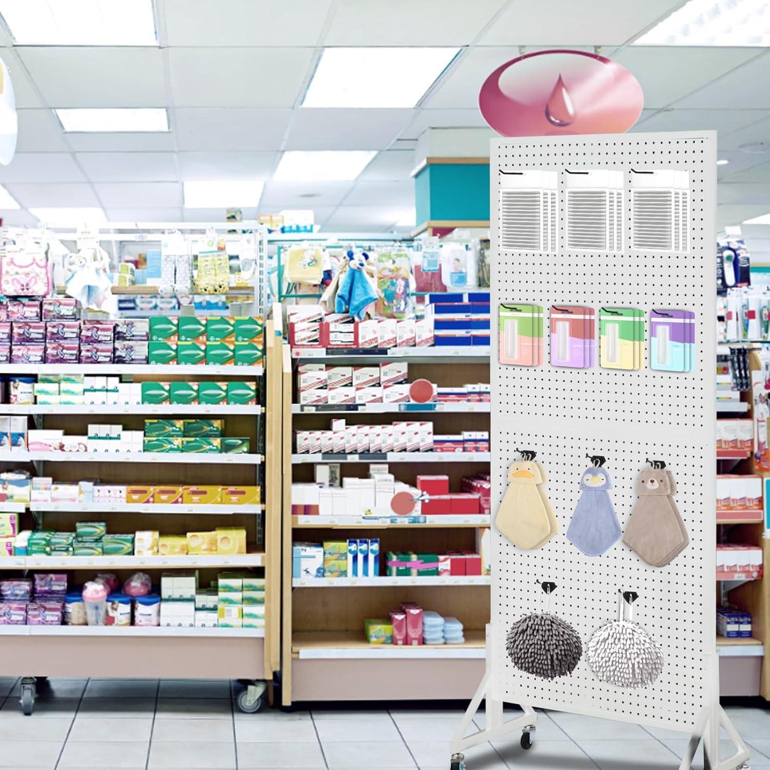 Soporte de Exhibición Pegboard Blanco Eastern Tree 2.5x1.83m