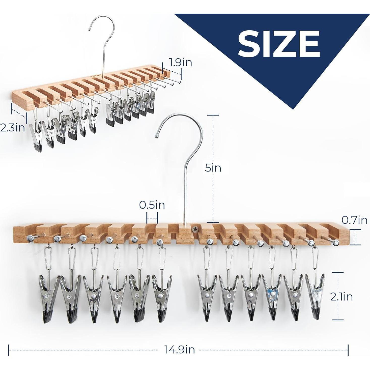 Organizador de Cinturones 3 en 1 Ohuhu con 14 Ranuras y Ganchos