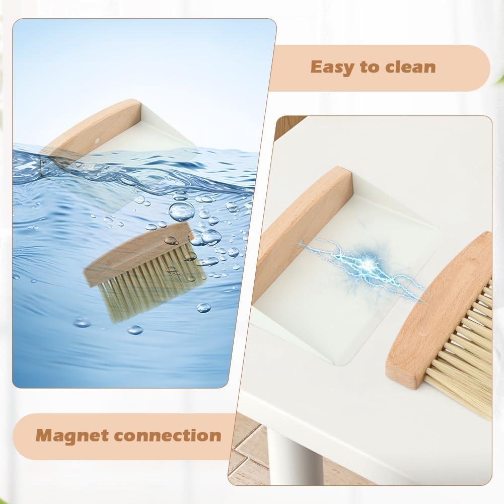 Juego de Mini Cepillo y Recogedor Pilarmuture - Madera