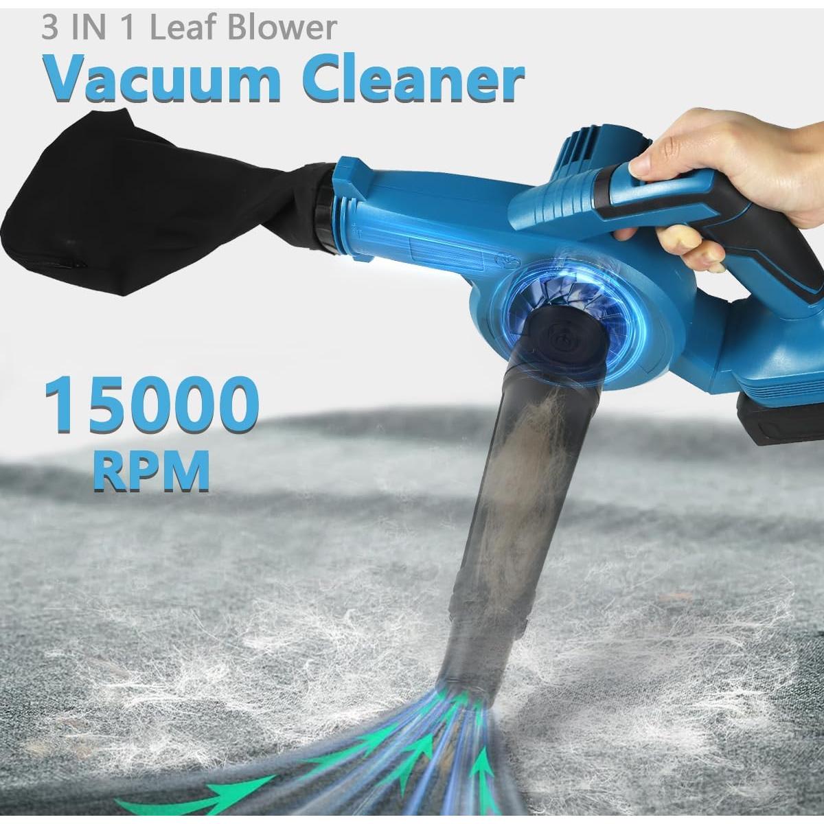 Soplador de Hojas Inalámbrico NEWONE 20V 2 Velocidades 252km/h