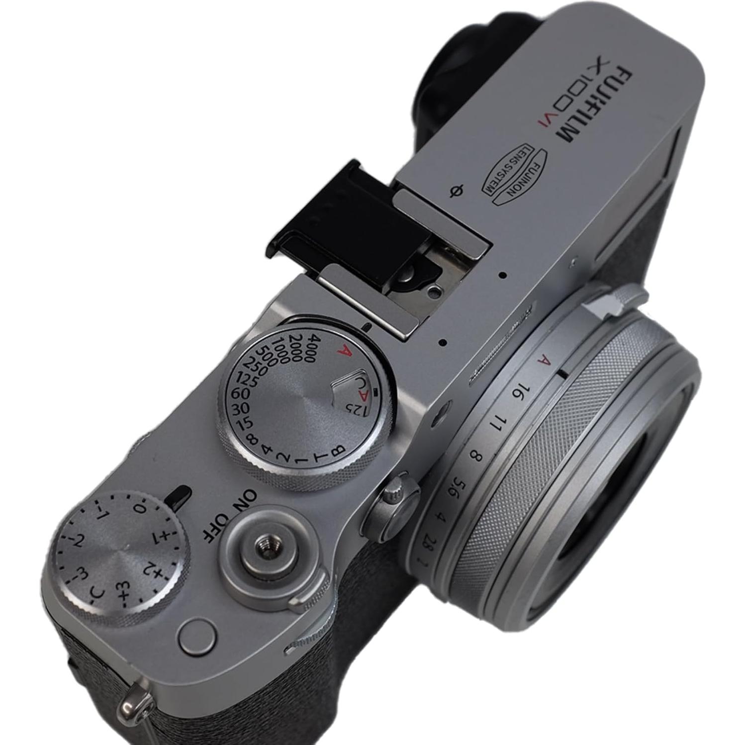 Cubierta de Zapata Caliente Metal Foto&Tech para Fujifilm X100V