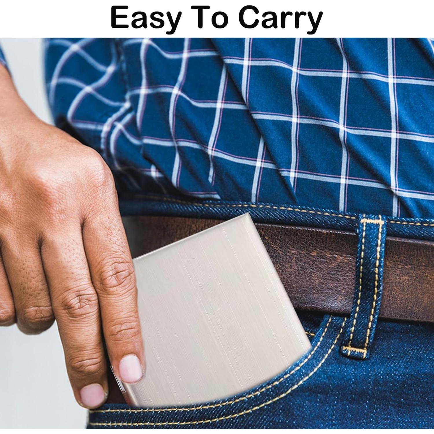 Tarjetero de Seguridad EOREA RFID Acero Inoxidable 10 Ranuras