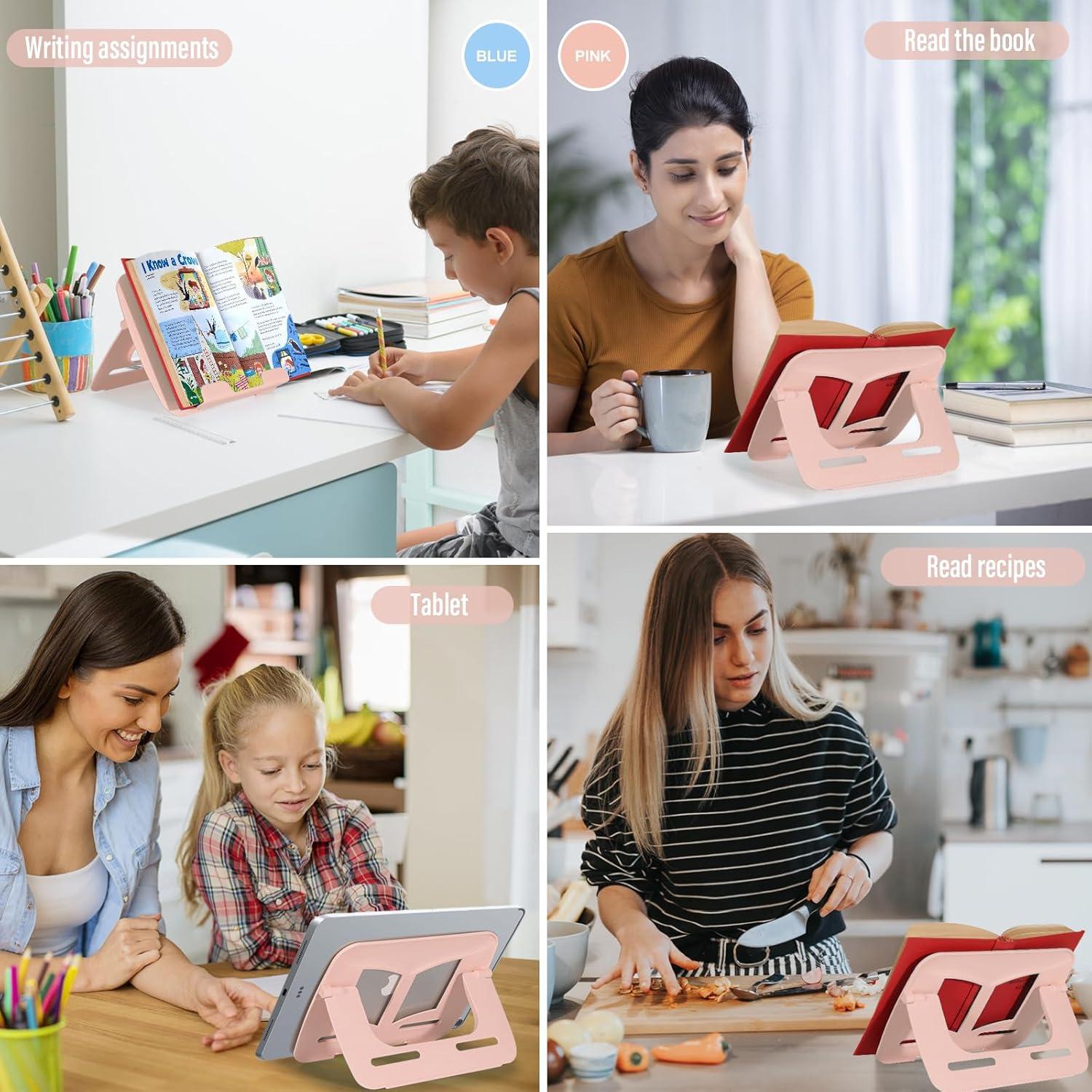 Soporte para Libros Dinrgo Ajustable y Portátil 21x30 cm