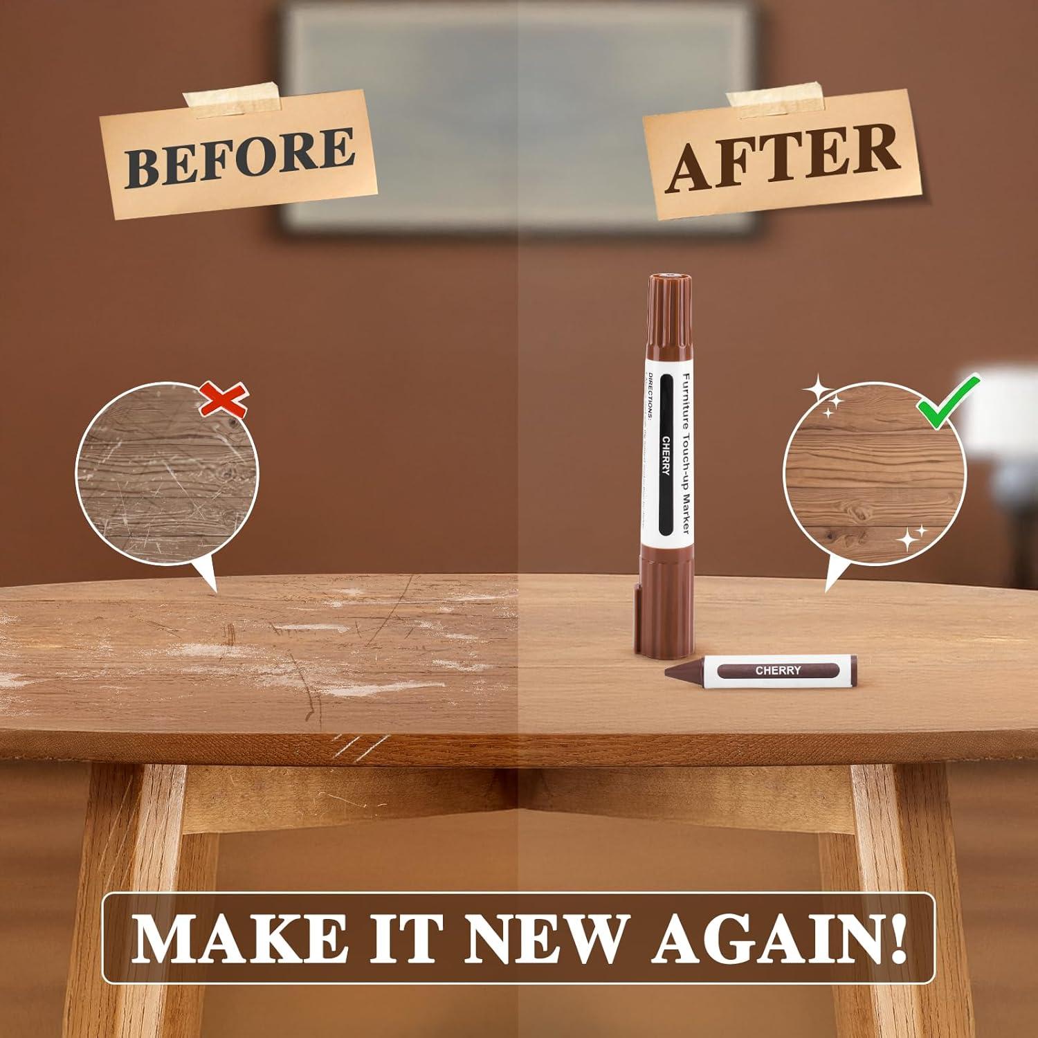 Kit de Reparación de Madera Zalirium 13 Piezas - Marcadores y Masilla