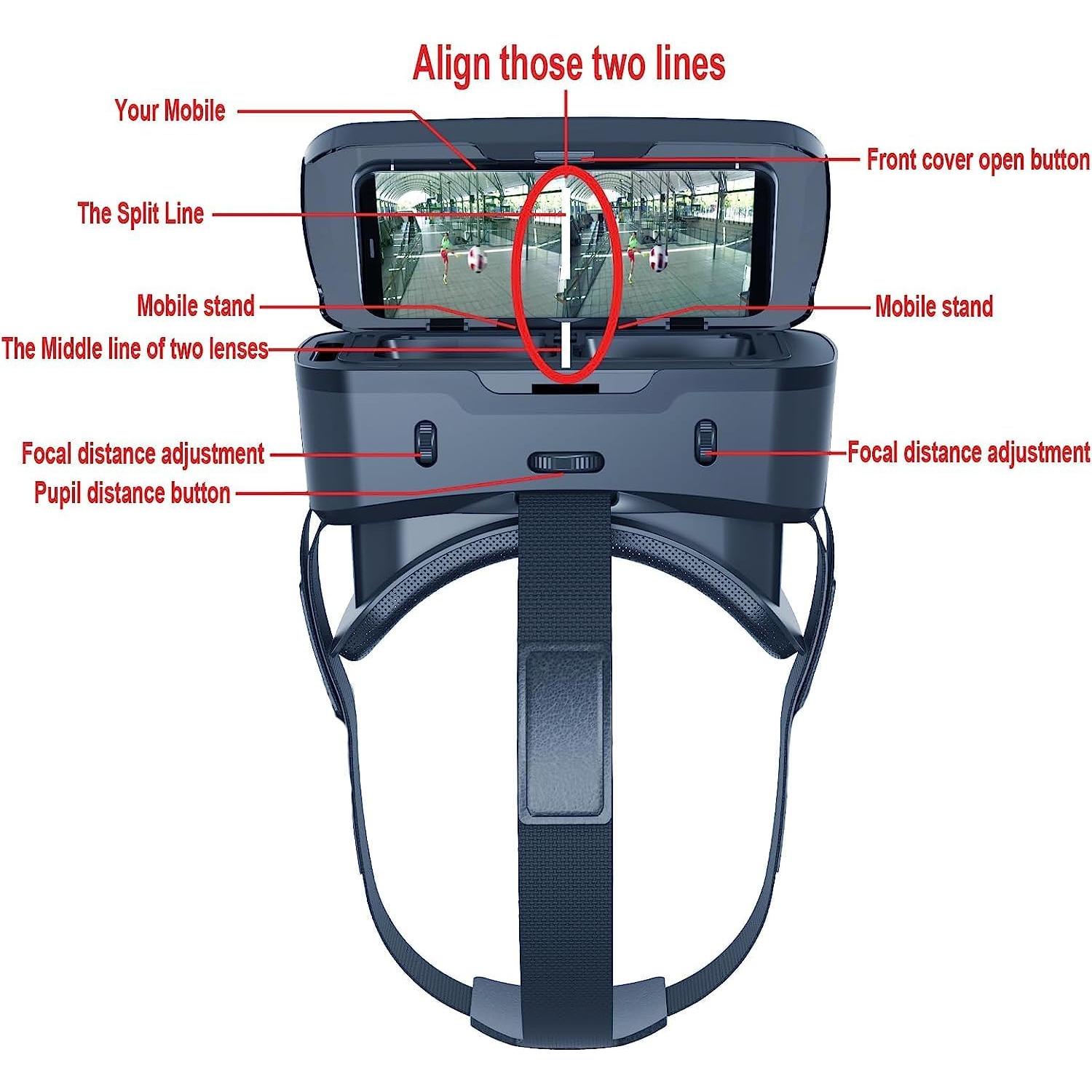 Auriculares VR EMPIRE para Teléfonos 4.7" a 7.3" - Modelo B95