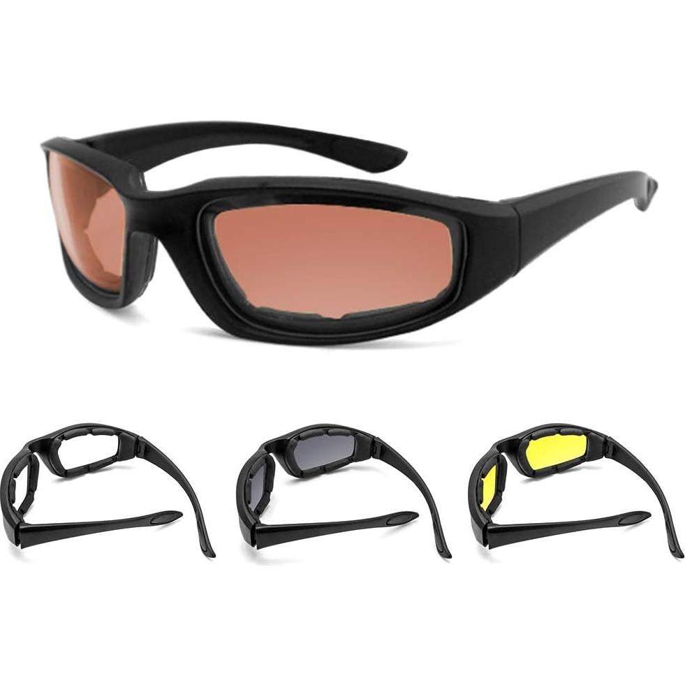 Gafas de Motocicleta Modi Fly UV400 Acolchadas 3 Pares