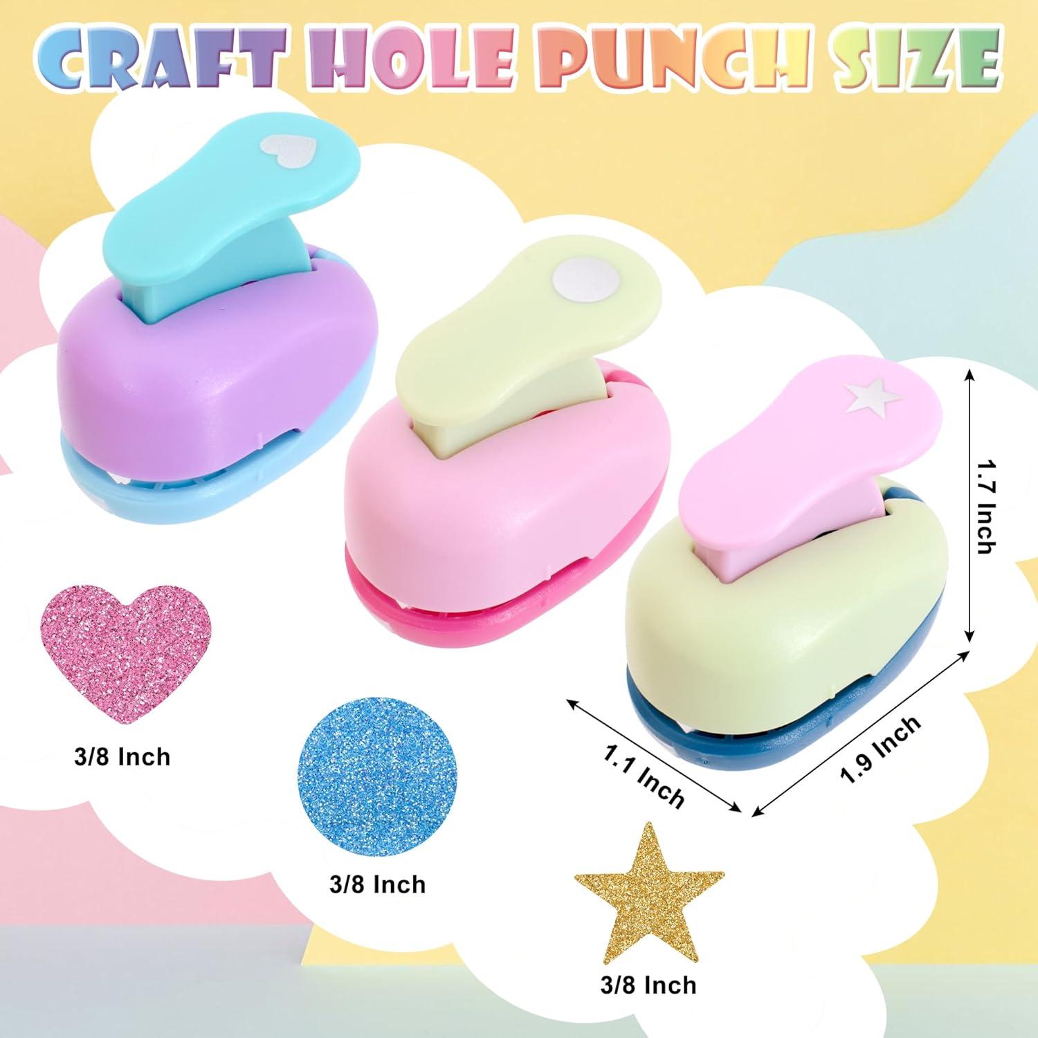 Juego de 3 Perforadoras de Papel Dropower para Manualidades