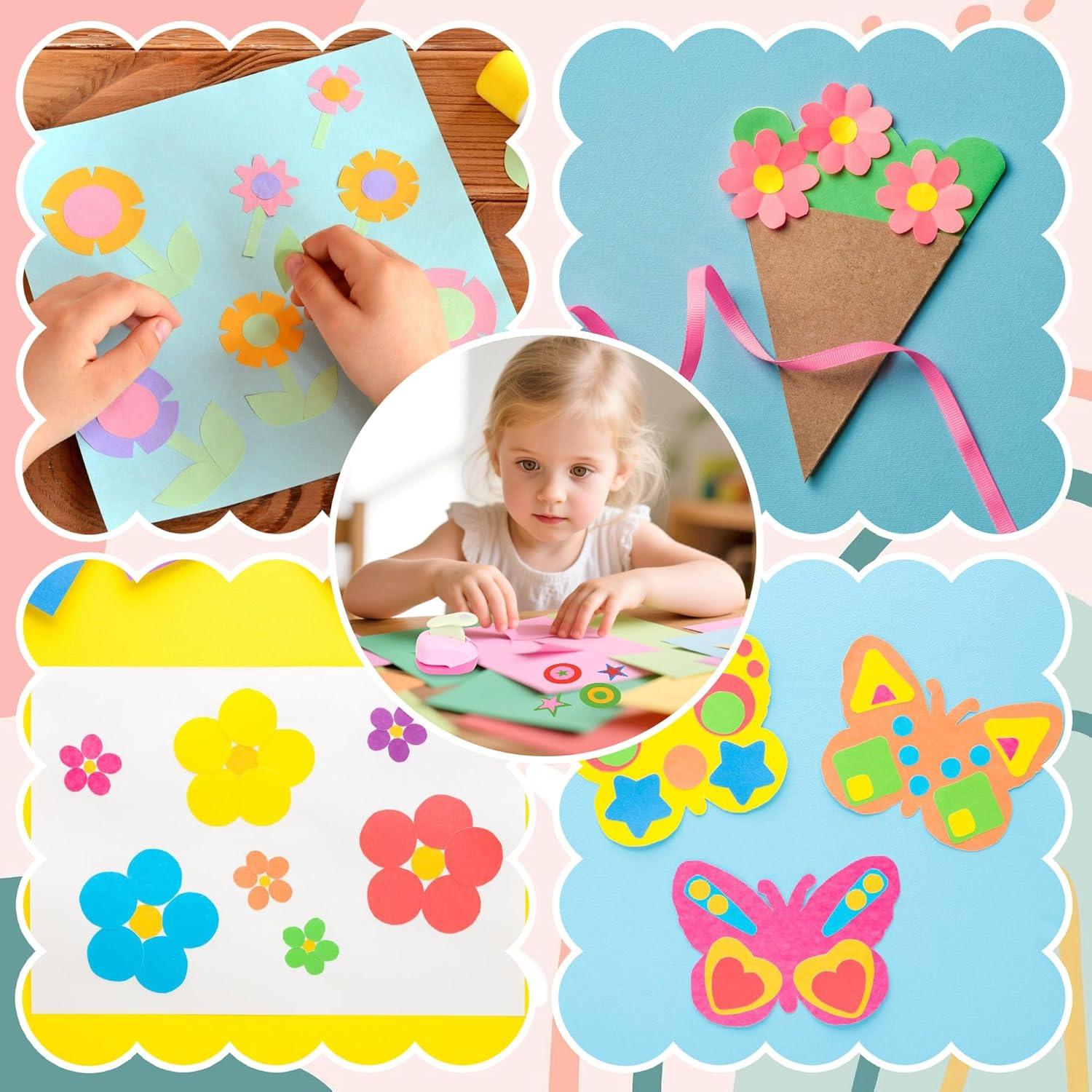 Juego de 3 Perforadoras de Papel Dropower para Manualidades