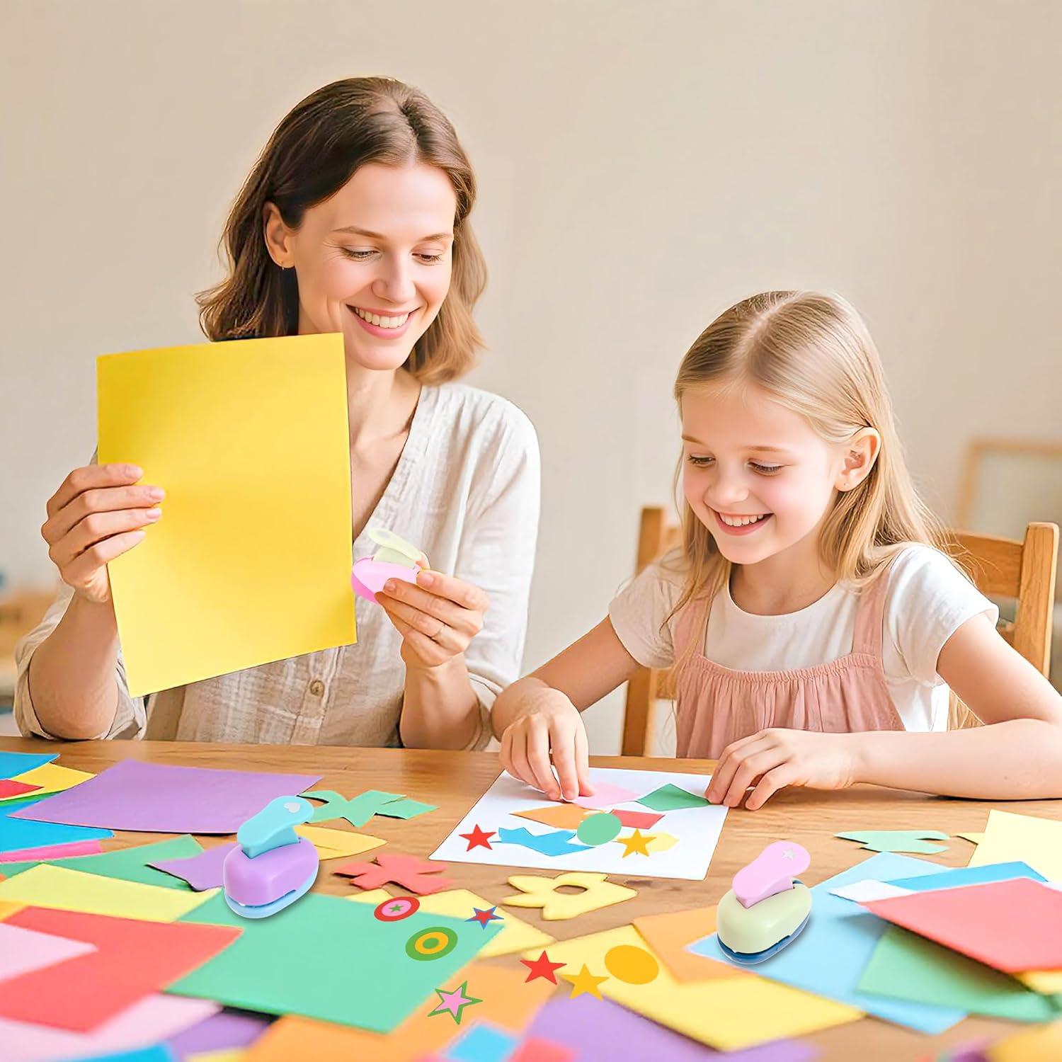 Juego de 3 Perforadoras de Papel Dropower para Manualidades