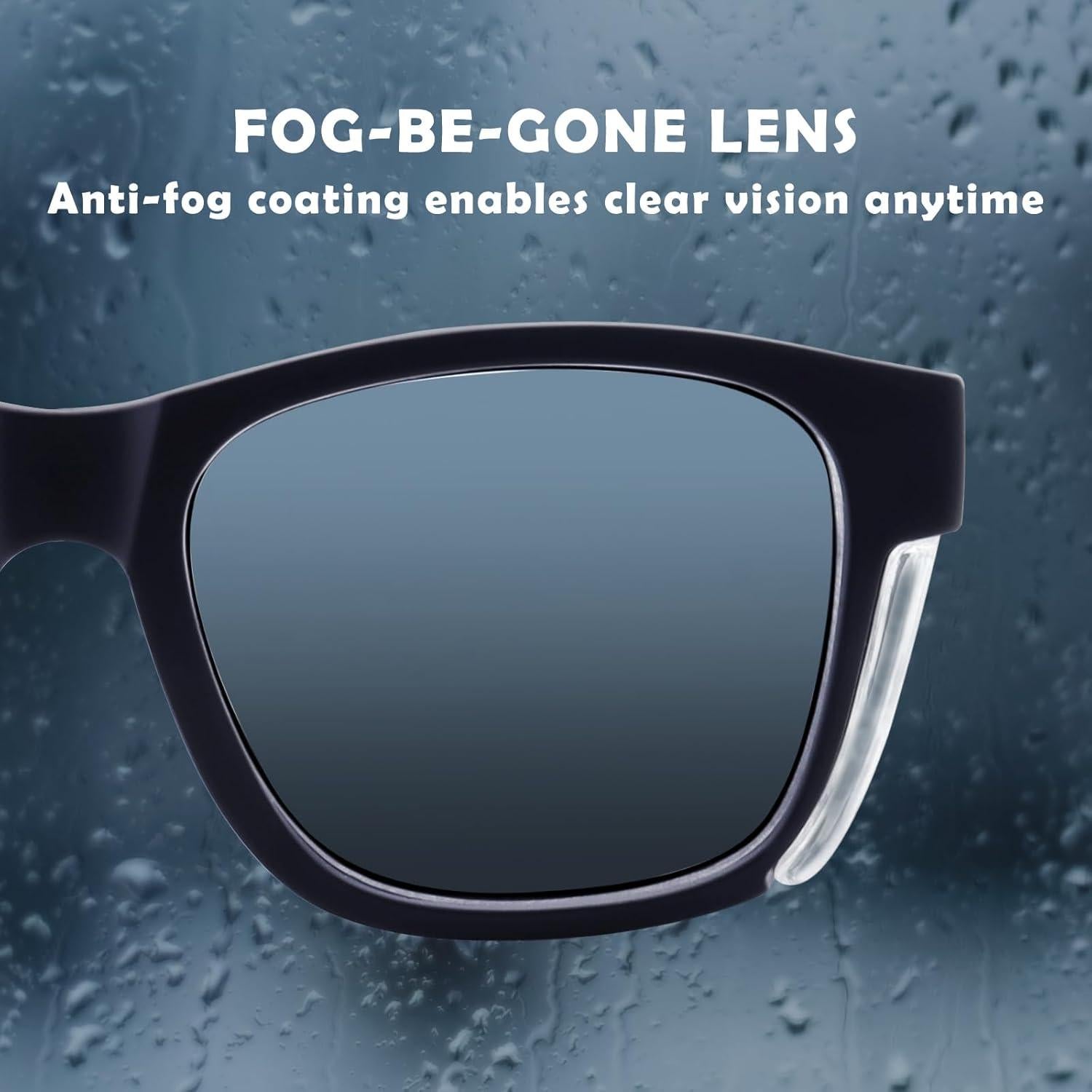 Gafas de Seguridad UKNOW - Antivaho y UV - ANSI Z87.1