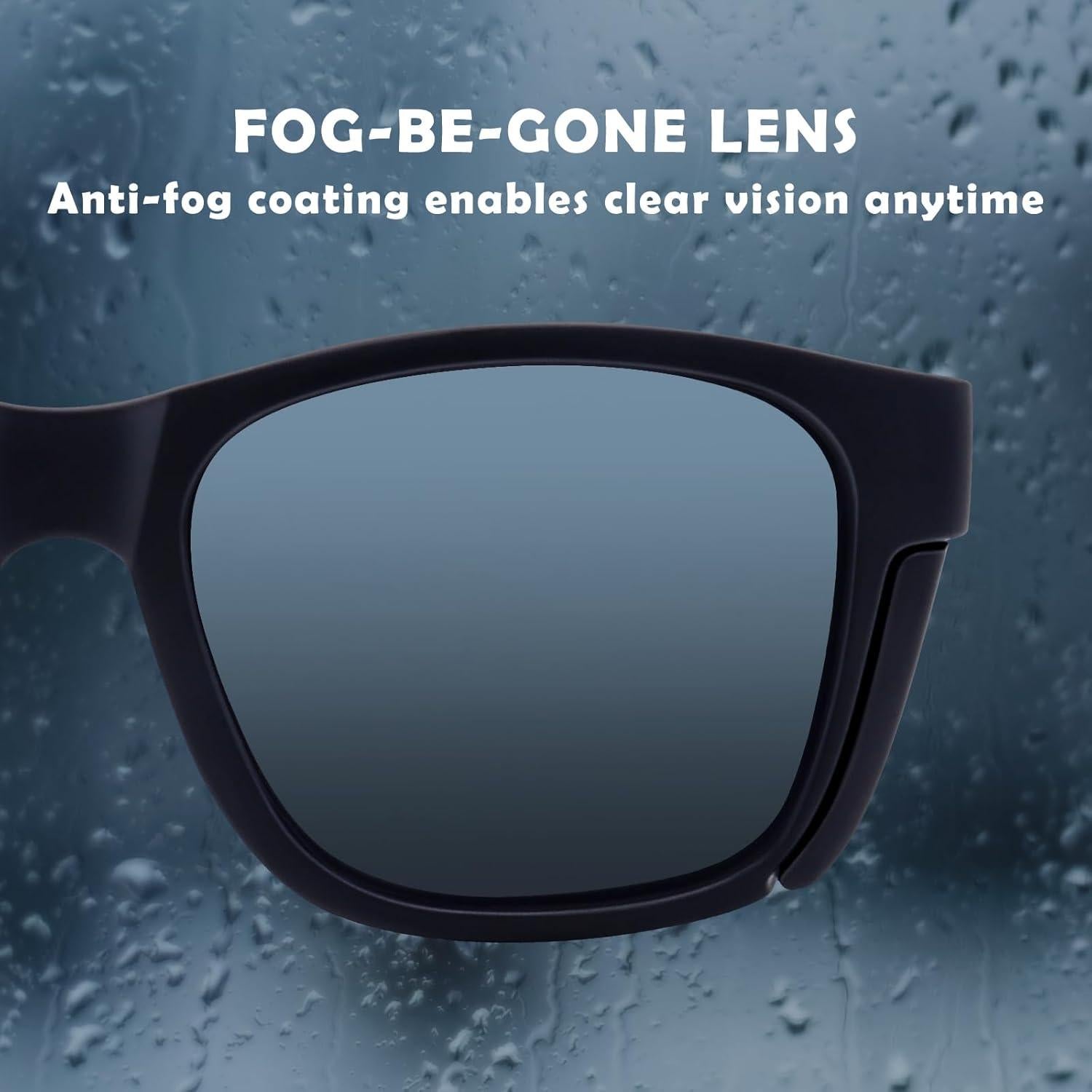 Gafas de Seguridad UKNOW - Antivaho - Protección UV ANSI Z87.1