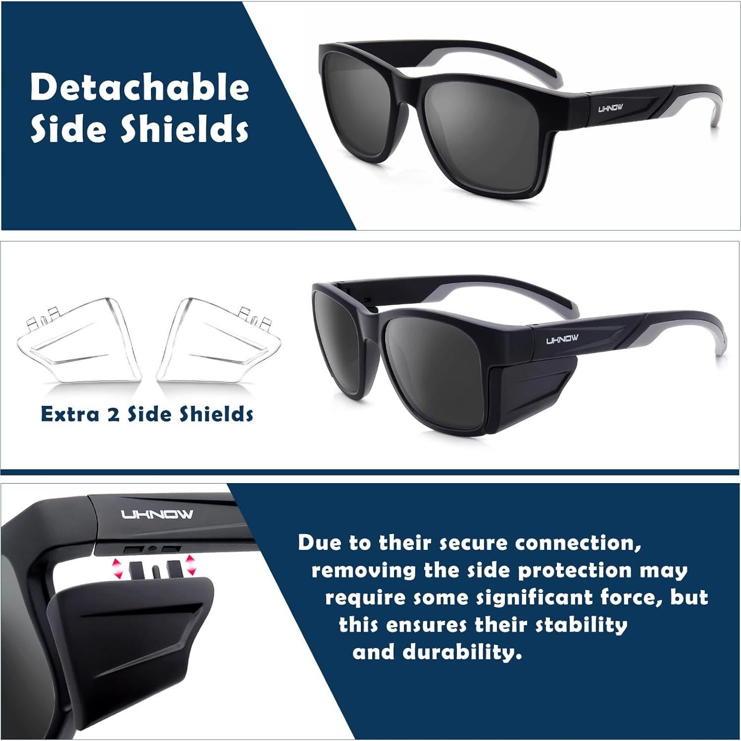 Gafas de Seguridad UKNOW - Antivaho - Protección UV ANSI Z87.1