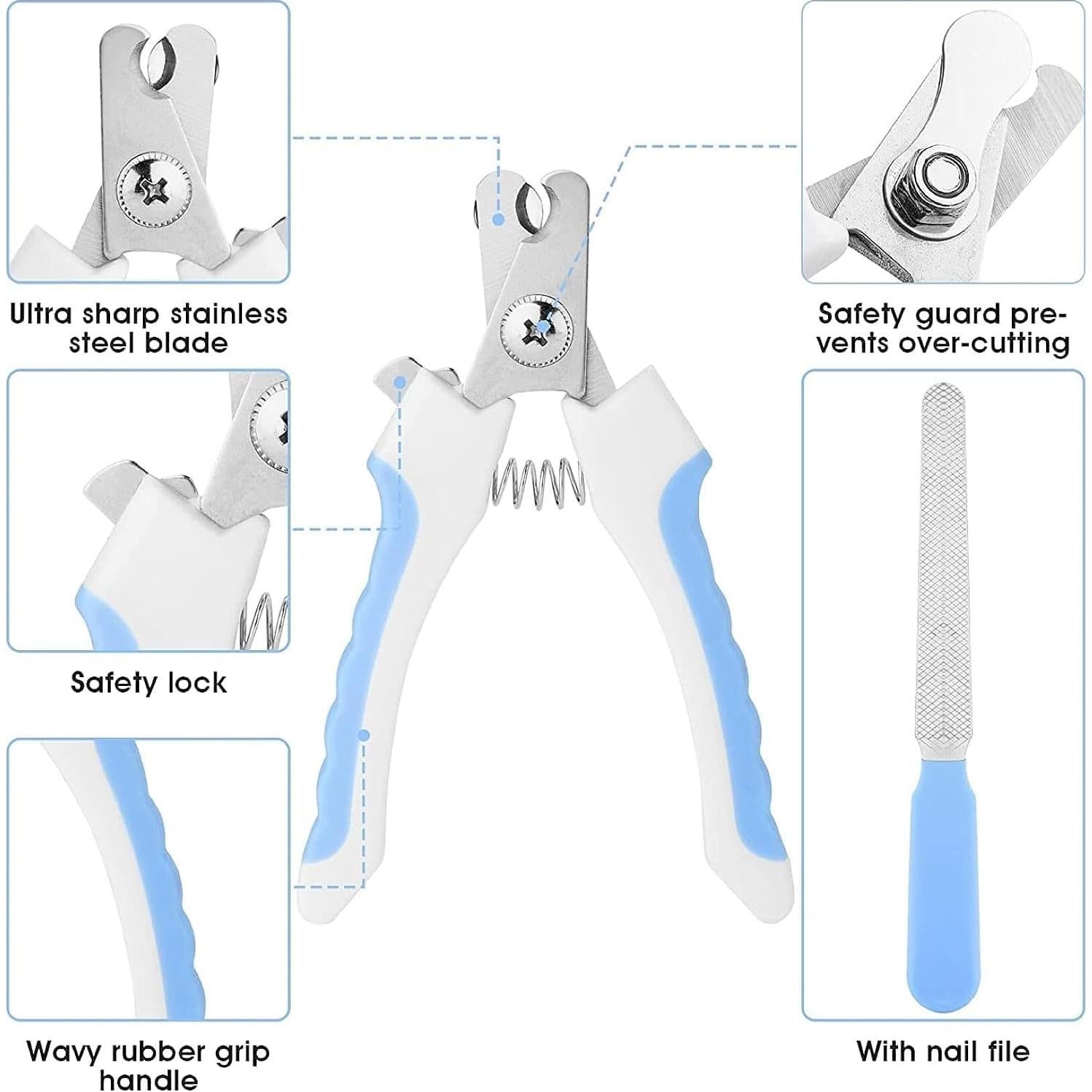 Kit de Aseo para Mascotas 7 Piezas Qubccum - Cepillo Autolimpiante