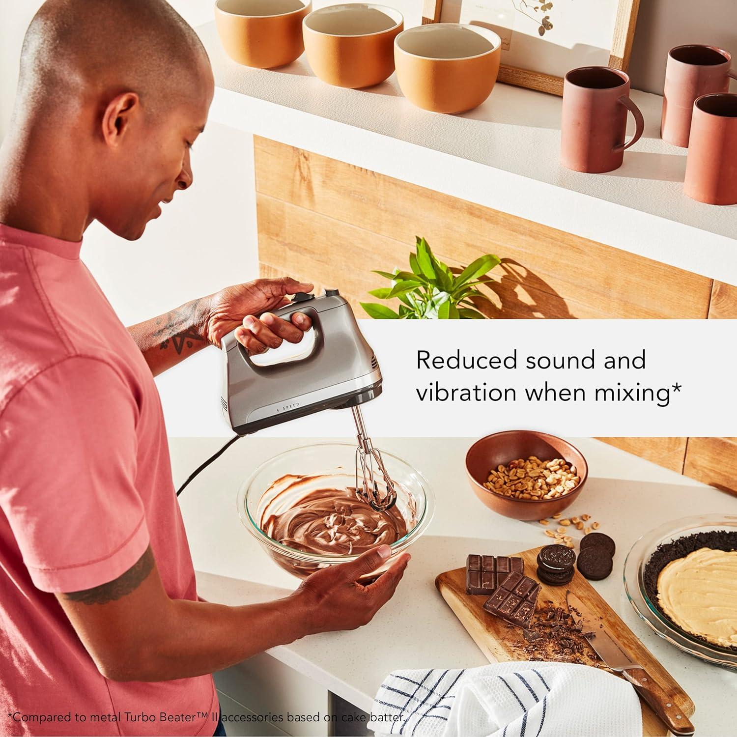 Batidora de Mano KitchenAid 6 Velocidades Borde Flexible