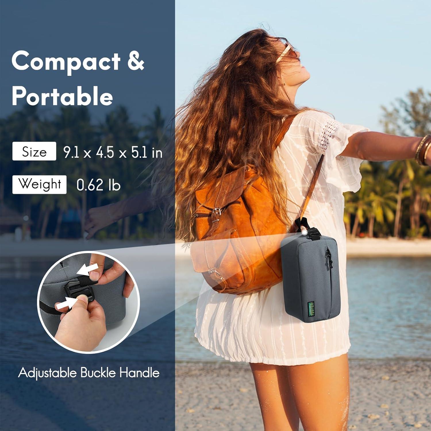 Bolsa de Refrigerio Congelable Haimont Gris 3L Aislada