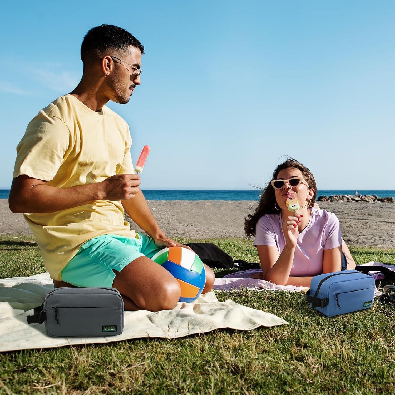 Bolsa de Refrigerio Congelable Haimont Gris 3L Aislada