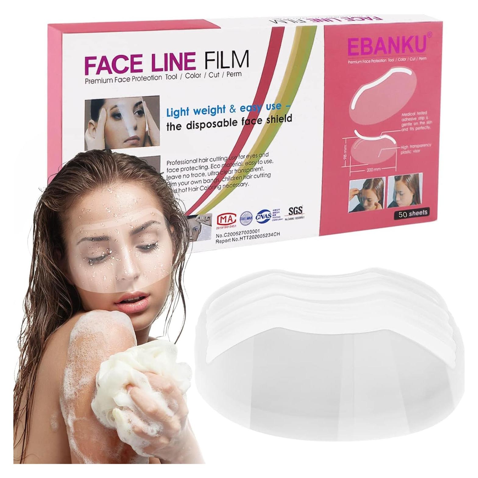 Visores Protectores de Ducha EBANKU 50 Pcs para Cejas