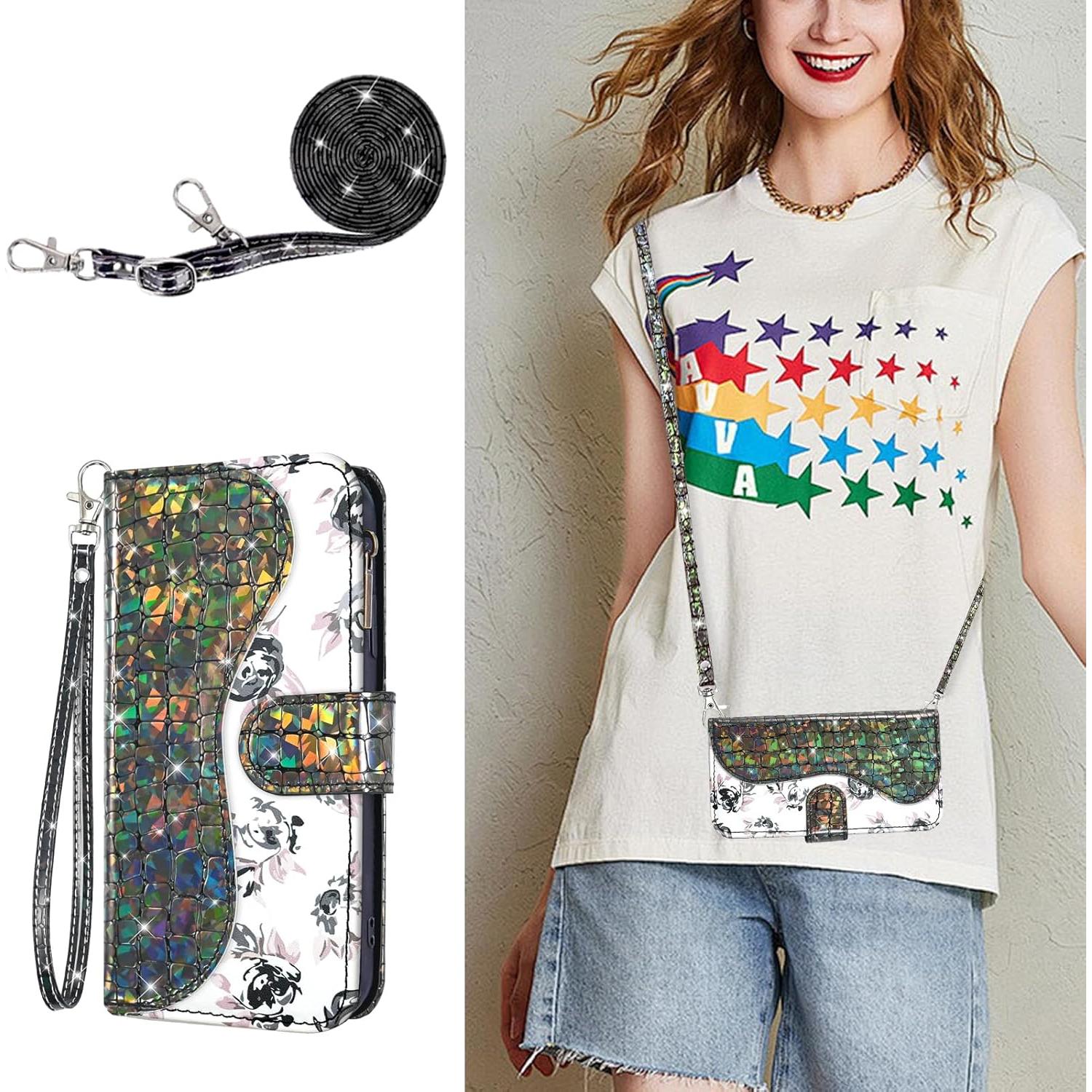 Funda Cartera Flip Dibosom para Cricket Ovation Negra con Soporte