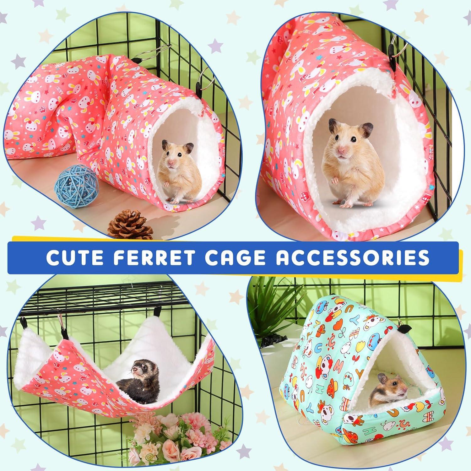 Accesorios para Jaula de Hurón Abbylike - 9 Piezas para Mascotas