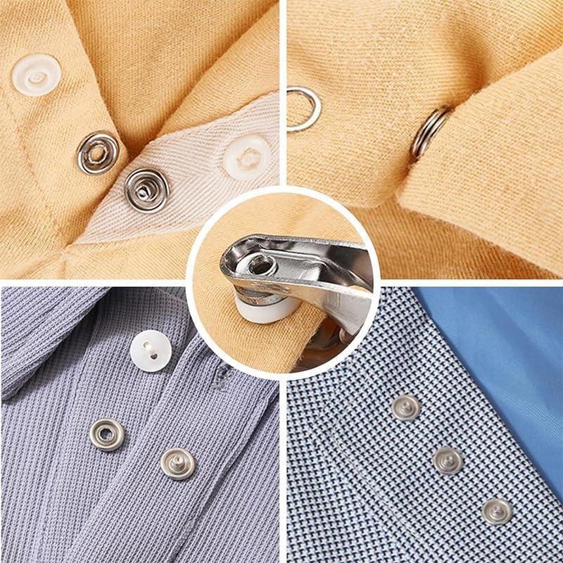 Kit de Botones de Metal a Presión NXTOV 800 Piezas 11mm