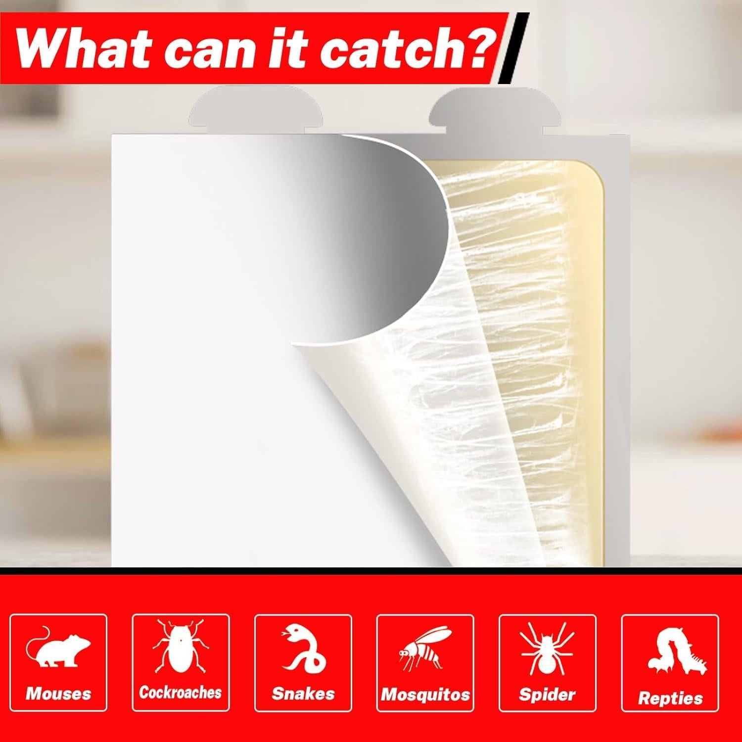 Trampas para Ratones EZ_FAB 10PC Adhesivas Ecológicas