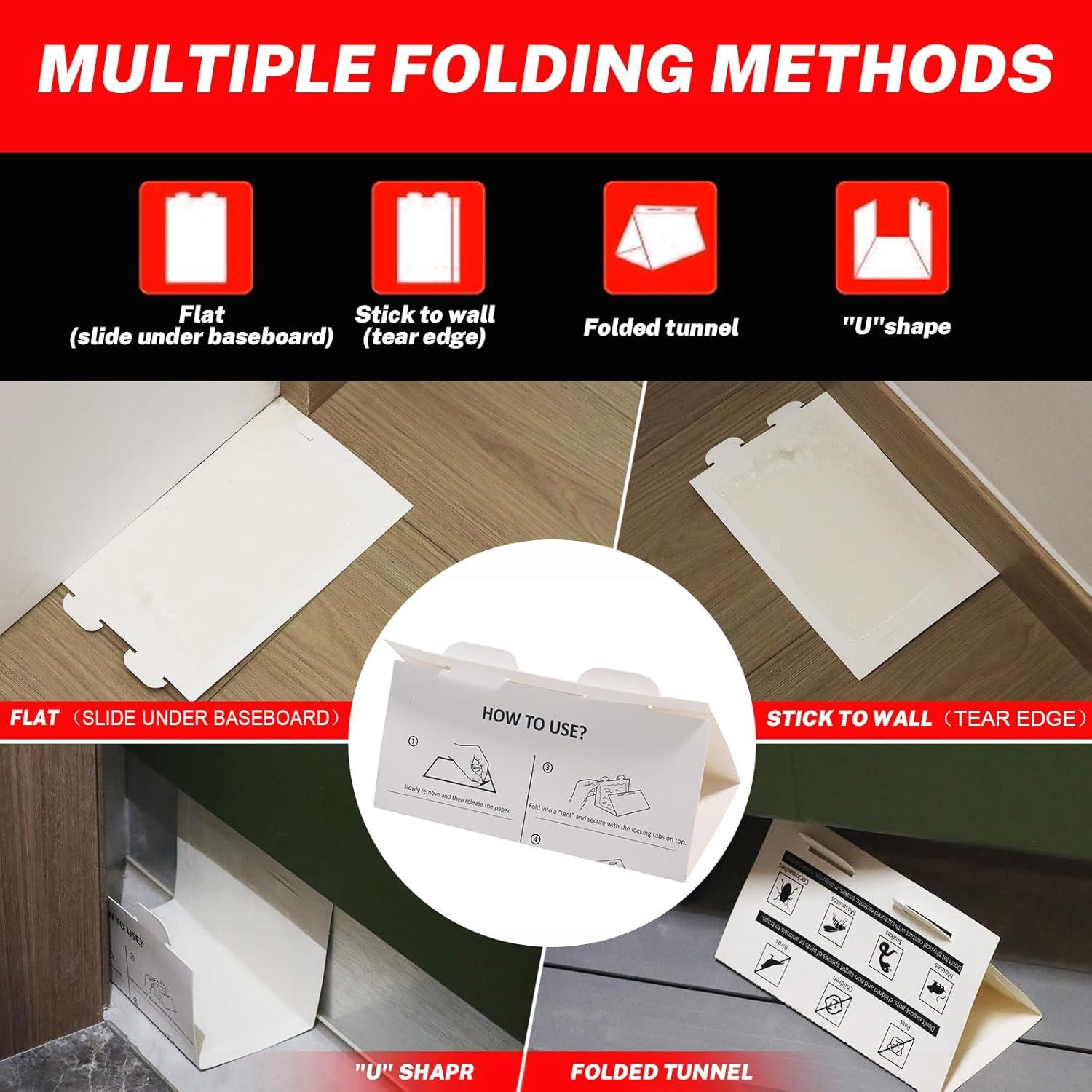 Trampas para Ratones EZ_FAB 10PC Adhesivas Ecológicas