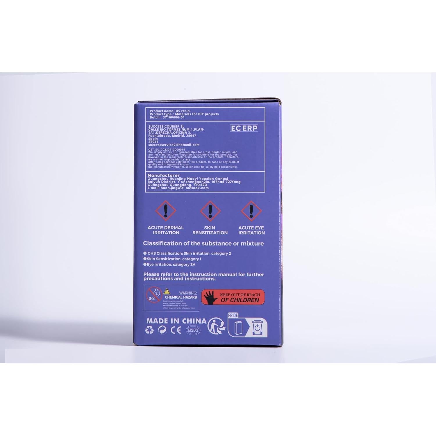 Resina UV VidaRosa 1kg Curado Rápido Sin Amarillamiento