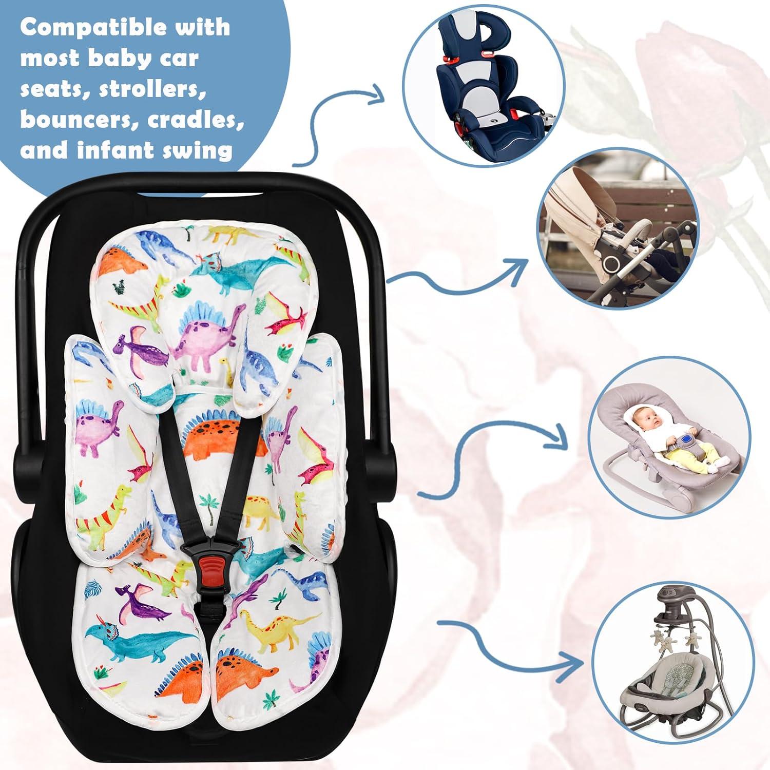 Soporte de Cabeza y Cuerpo para Silla de Auto SWESEN Dinosaurio