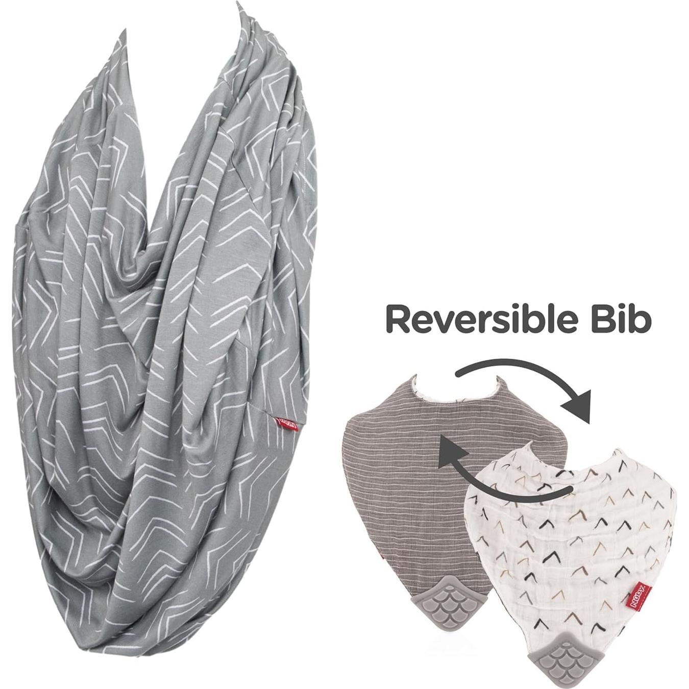 Cubierta de Lactancia 5 en 1 Nuby con Babero de Dentición