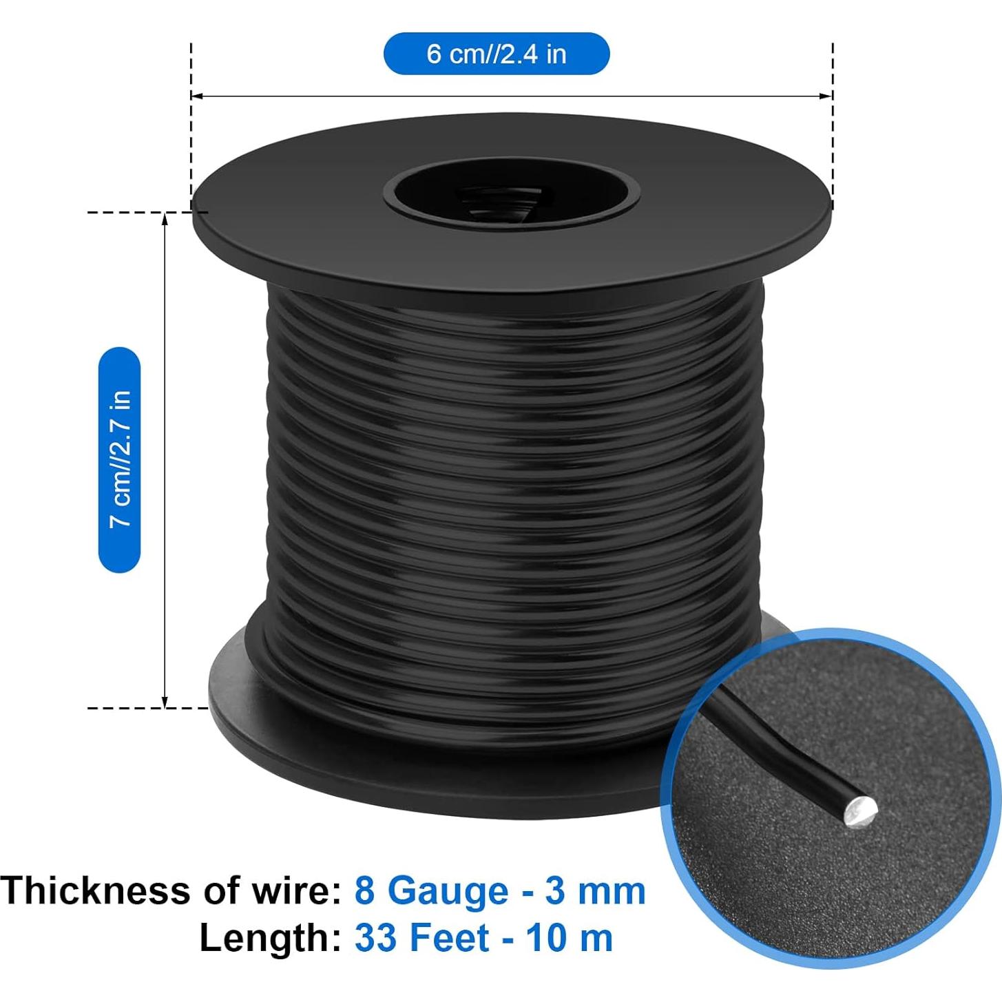 Alambre de Aluminio 8 Gauge Luxiv 10m para Manualidades Flexible