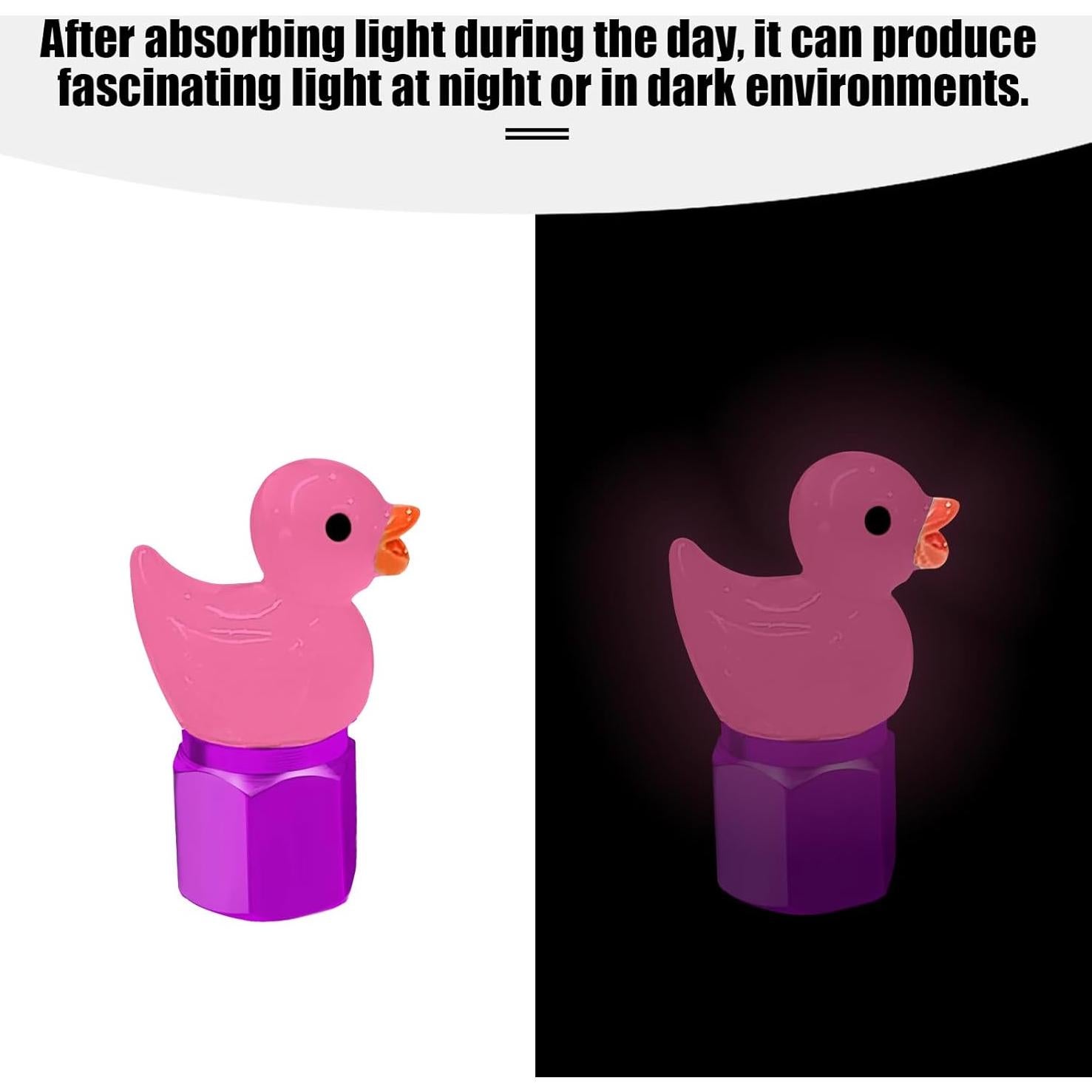 Tapa de Válvula de Neumático GOOTHX 4 Pcs Rosa Universal