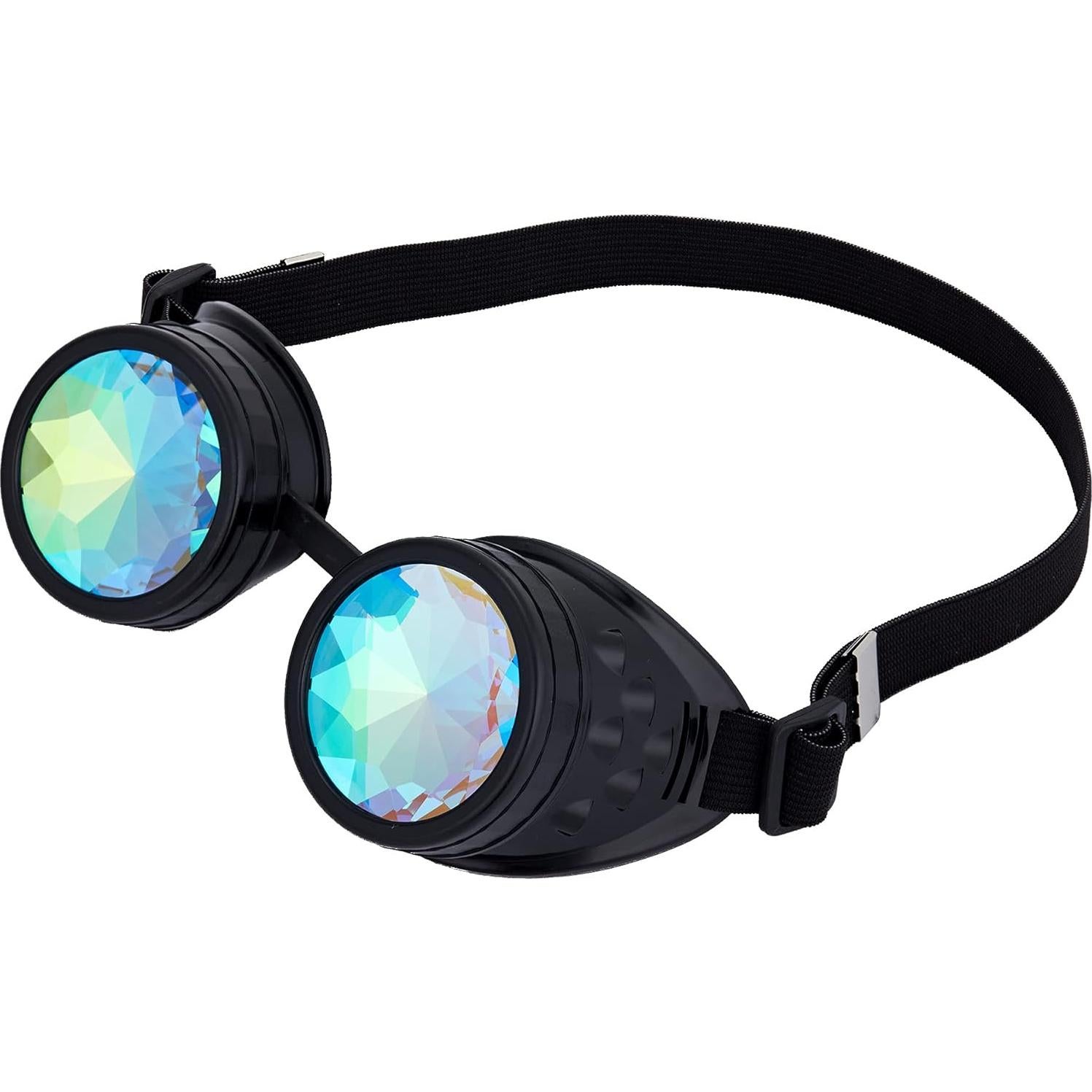 Gafas de Kaleidoscopio Steampunk Lelinta Ajustables para Fiesta