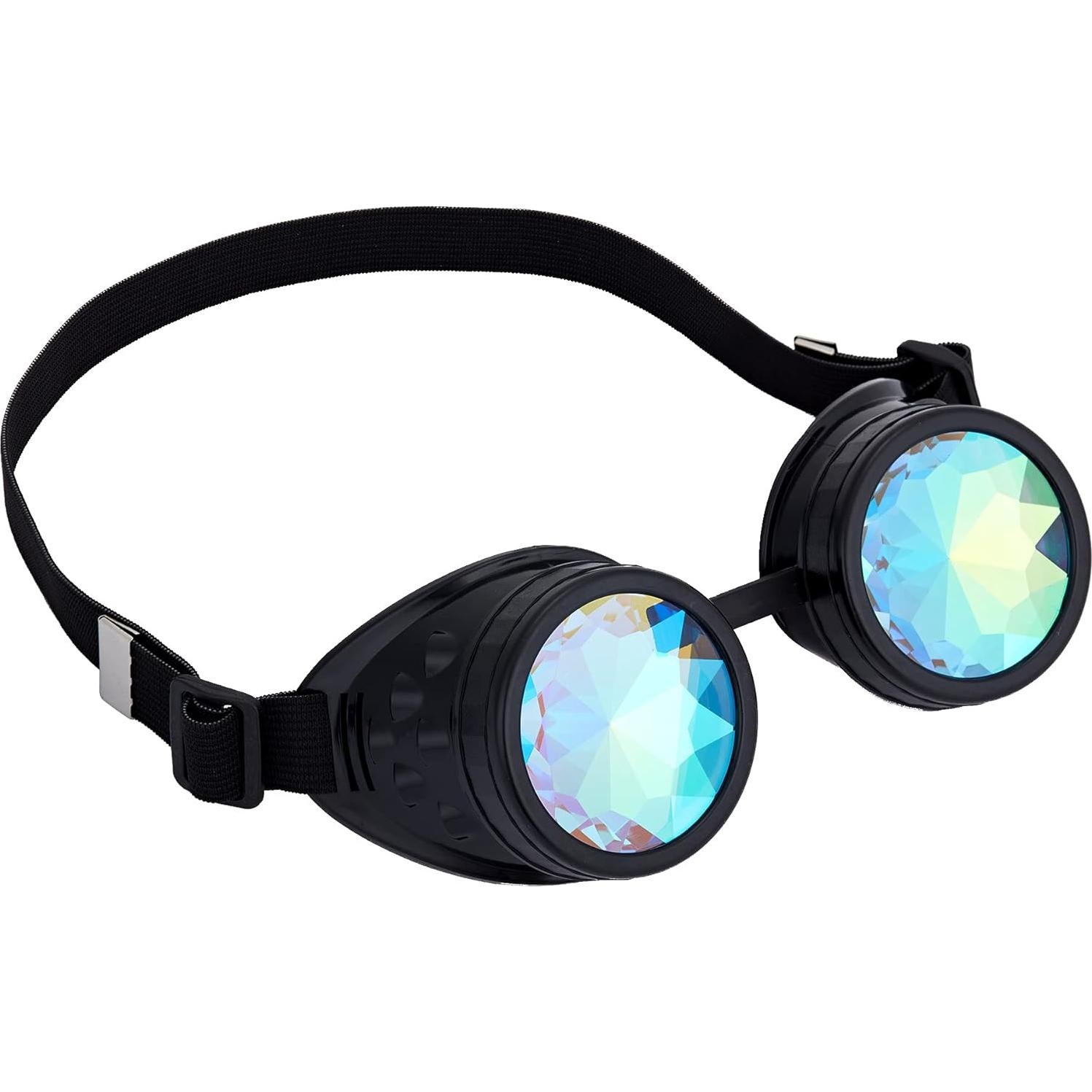 Gafas de Kaleidoscopio Steampunk Lelinta Ajustables para Fiesta