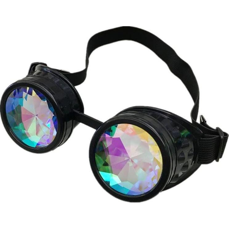 Gafas de Kaleidoscopio Steampunk Lelinta Ajustables para Fiesta