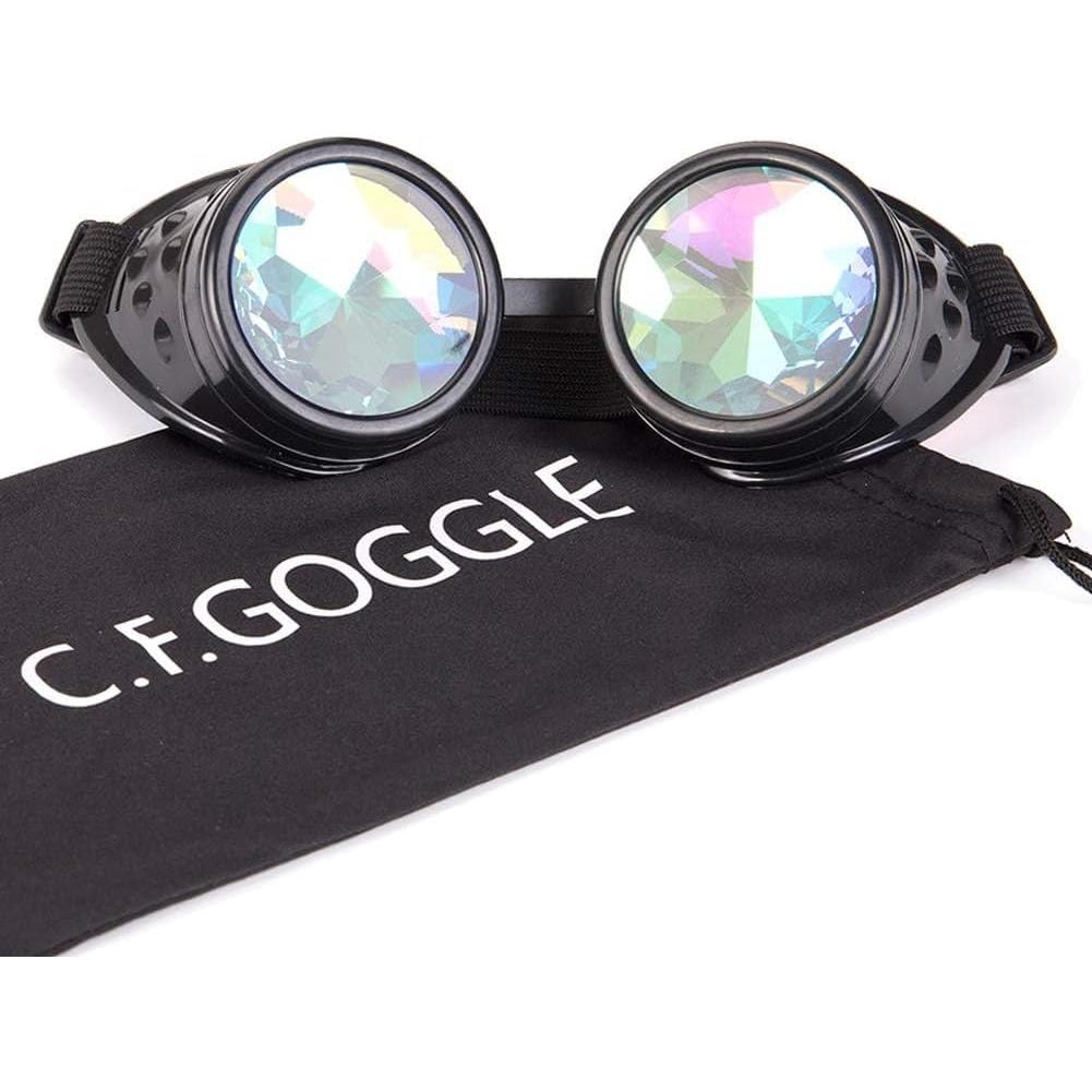 Gafas de Kaleidoscopio Steampunk Lelinta Ajustables para Fiesta