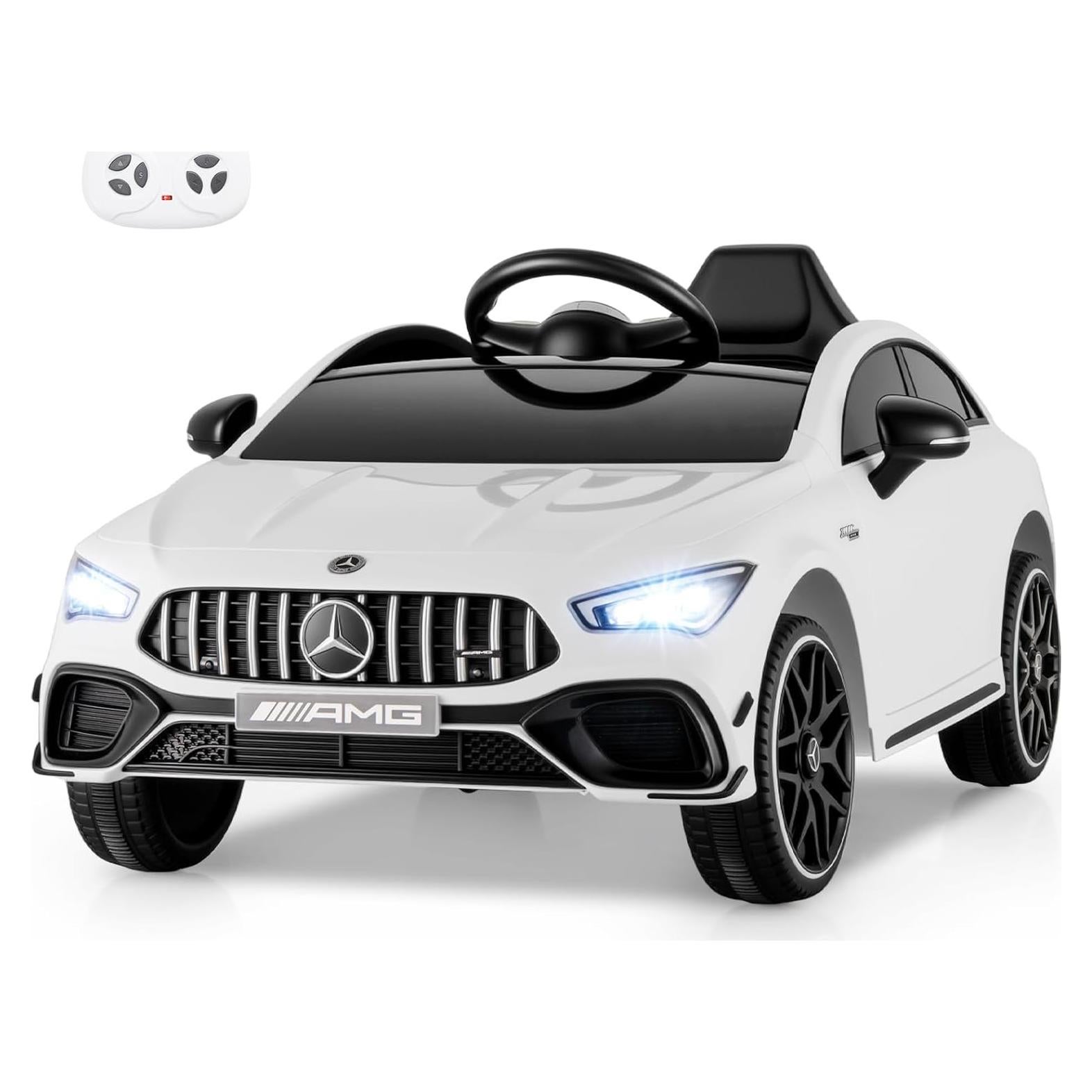 Coche Eléctrico Mercedes-Benz 12V Costzon para Niños Blanco