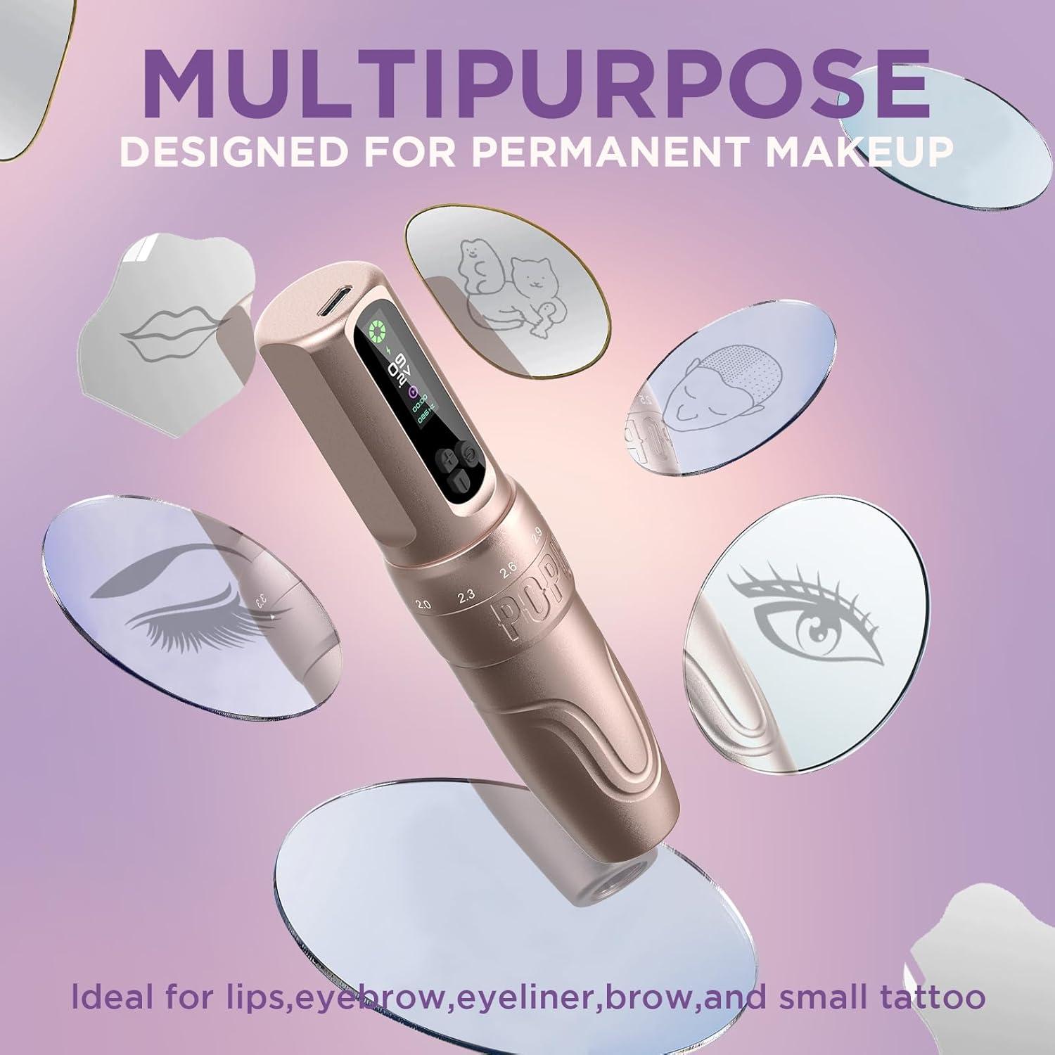 Máquina de Tatuaje Inalámbrica DIVA 1600mAh 6 Golpes Ajustables