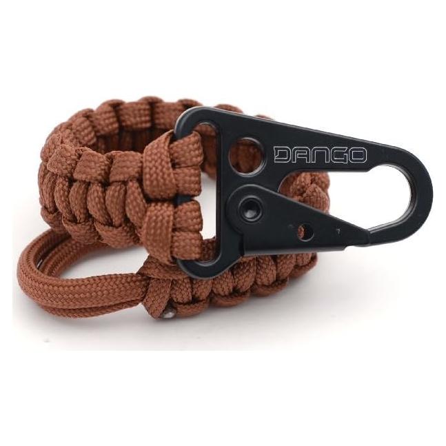 Tether Dango EDC Paracord 550 Marrón 3.05m Desenrollado