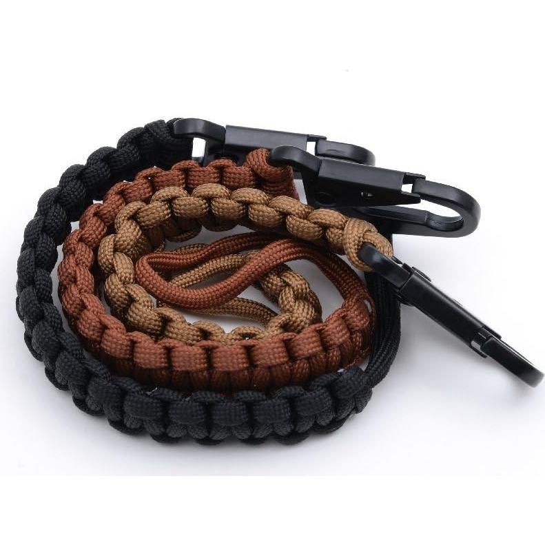 Tether Dango EDC Paracord 550 Marrón 3.05m Desenrollado