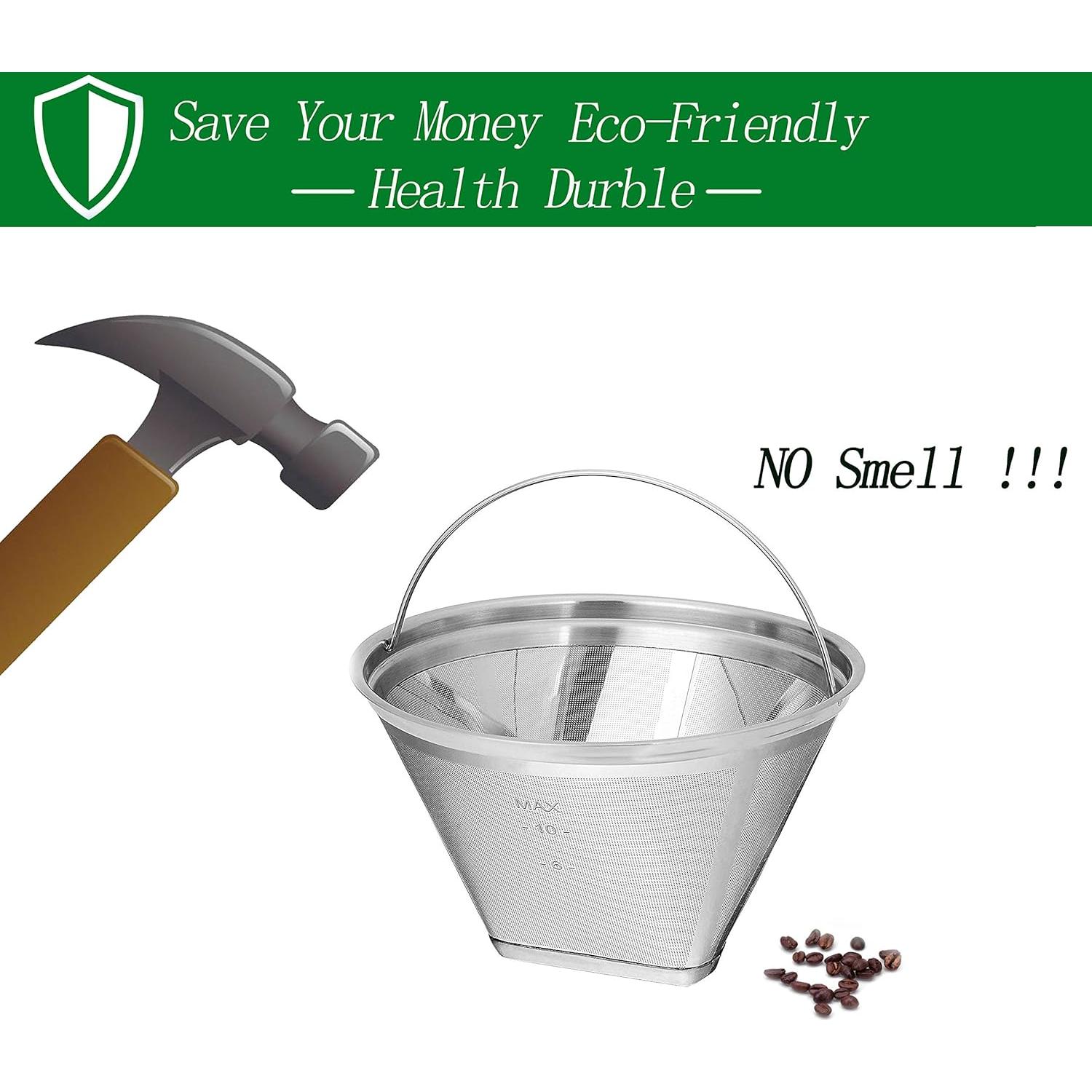 Filtro de café reutilizable YEOSEN para Cuisinart y Ninja