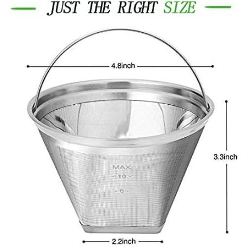 Filtro de café reutilizable YEOSEN para Cuisinart y Ninja