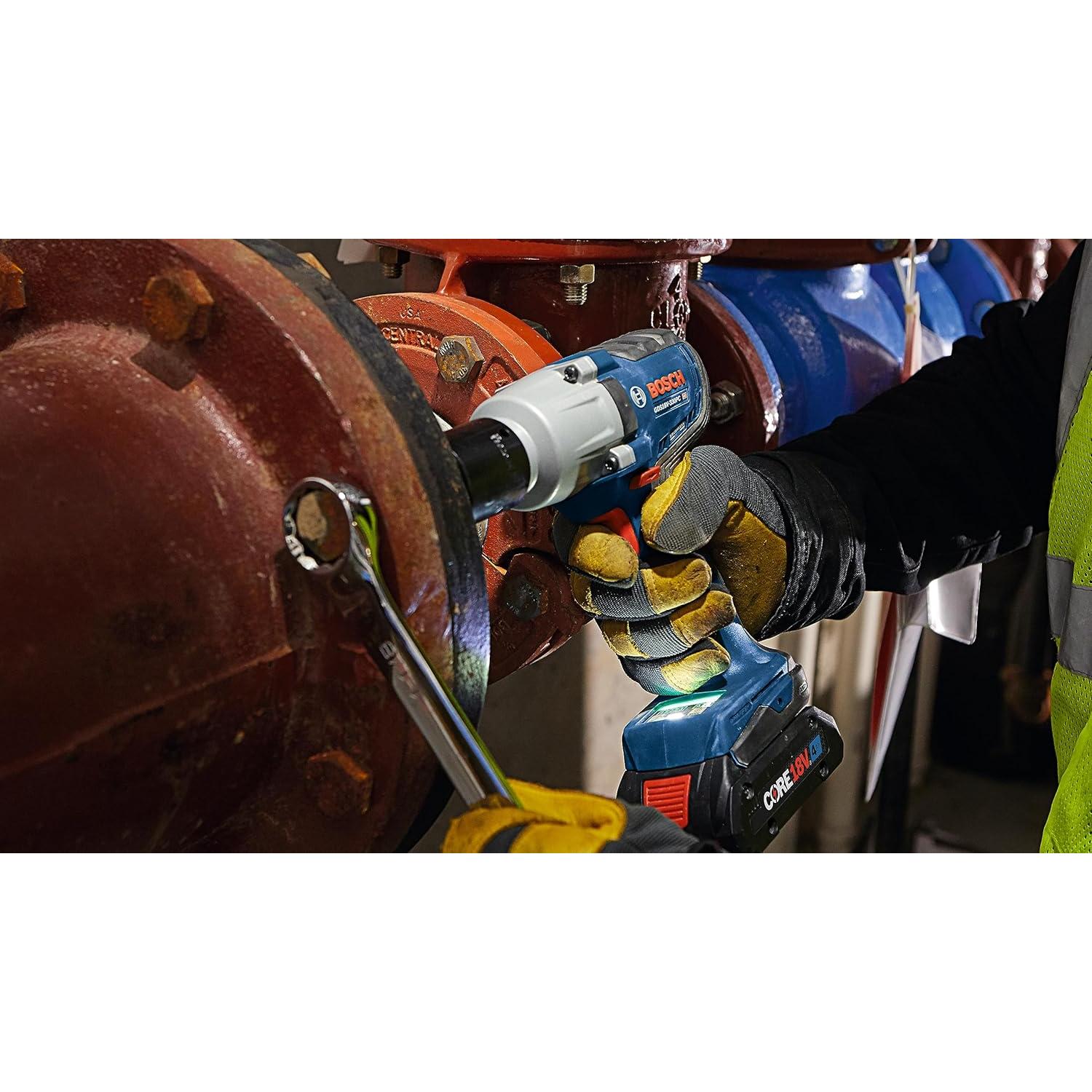 Llave de Impacto Bosch GDS18V-330PCB25 18V 1/2" Sin Escobillas