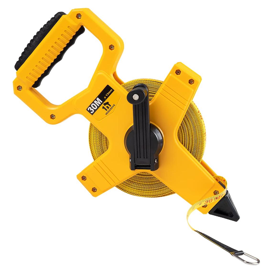 Cinta Métrica de Fibra de Vidrio HOGARSWE 30M 1/2" Doble Escala