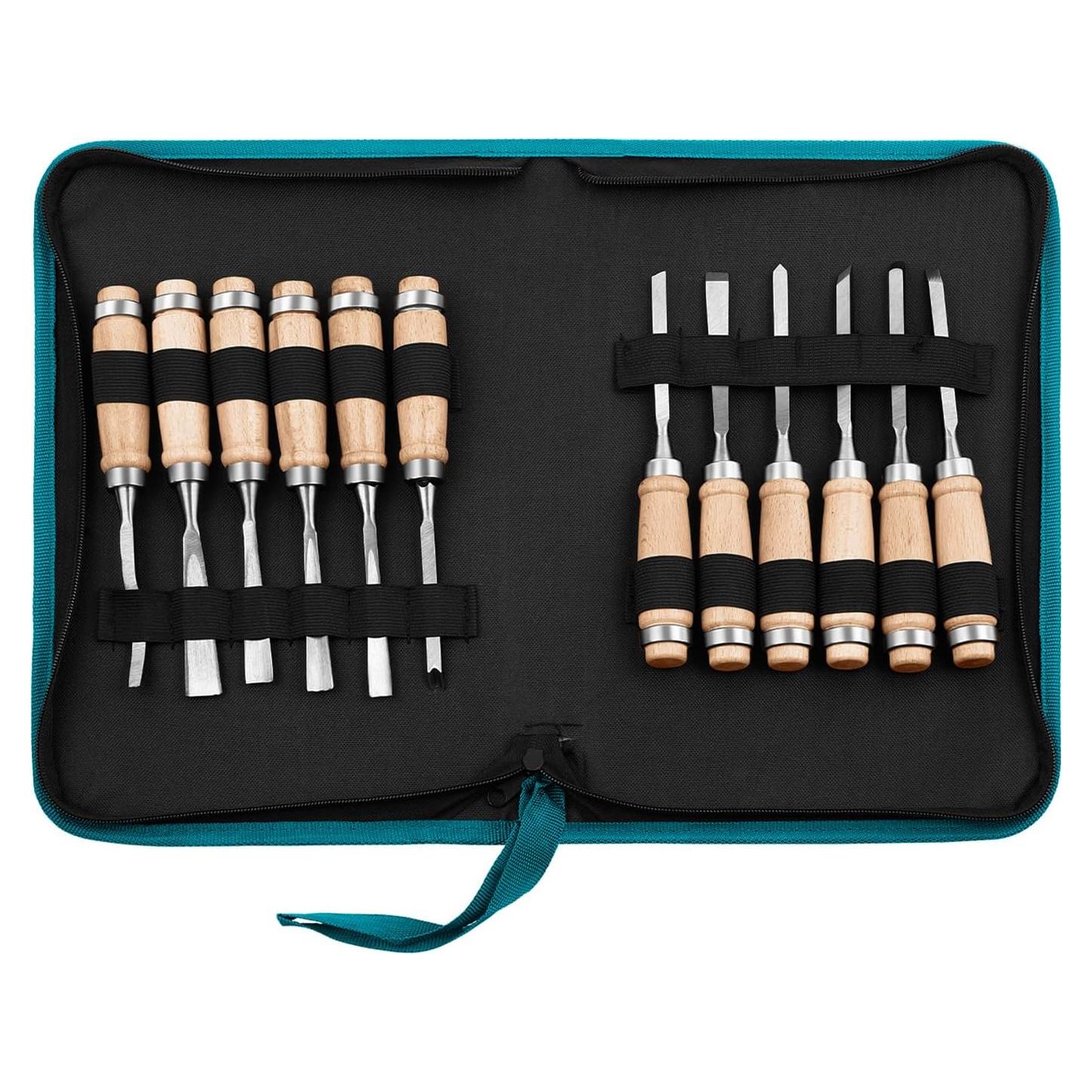 Juego de Cinceles de Tallado en Madera Monkey King Bar 12 Piezas