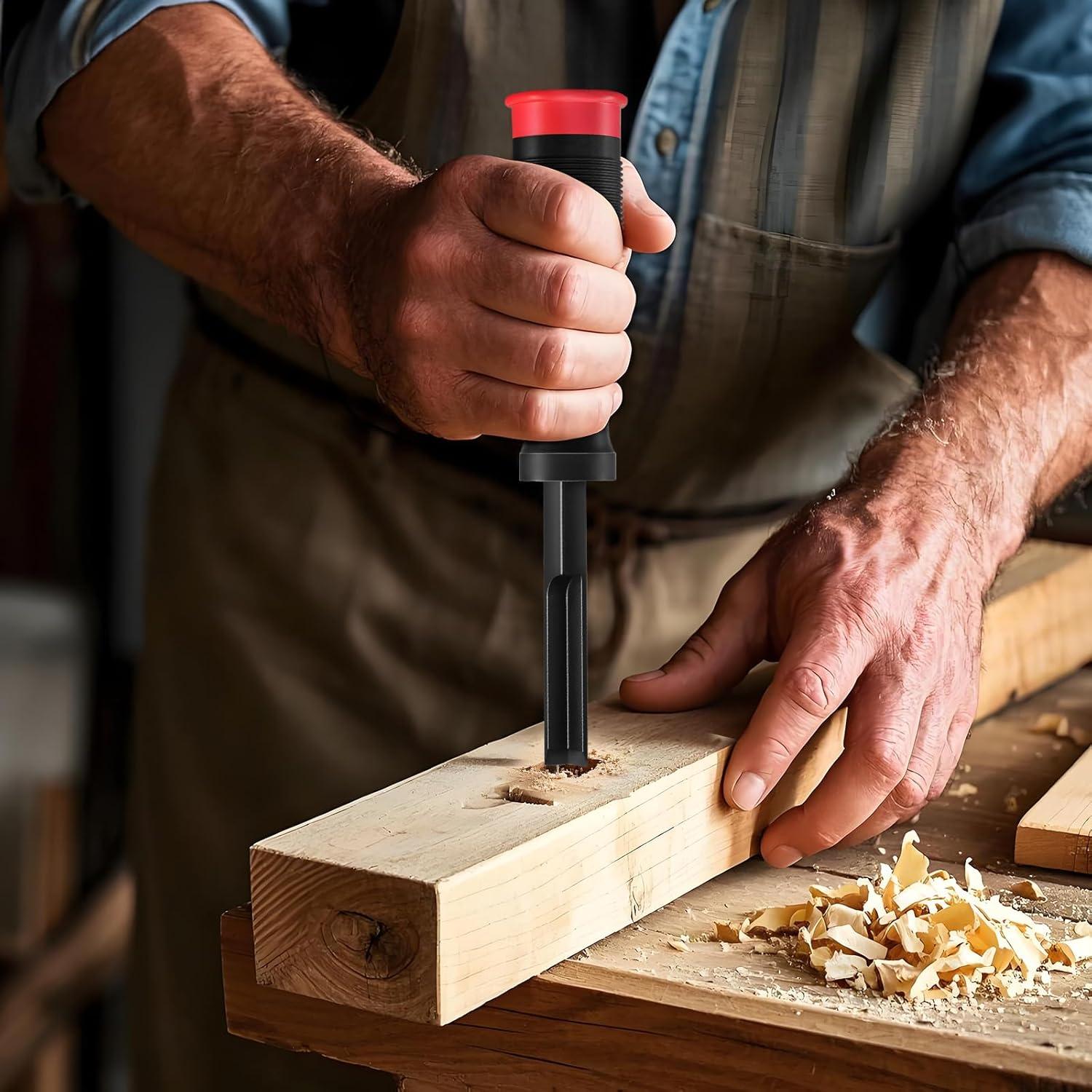 Cincel de Esquina Wanocean 8mm para Carpintería - Corte Preciso