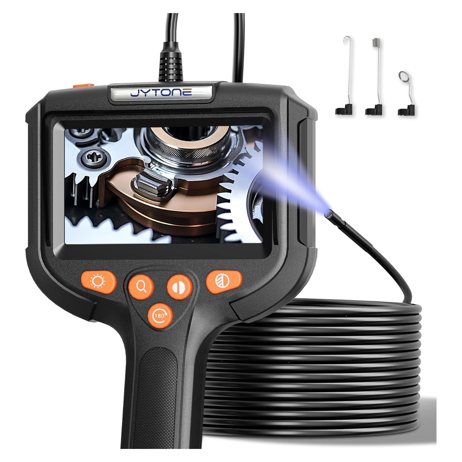 Cámara Endoscópica JYTONE 4.3" HD Impermeable 5.5mm 2m