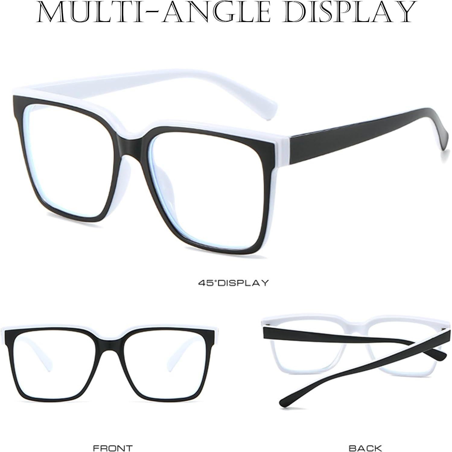 Gafas bloqueadoras de luz azul Bsreyeop unisex grandes