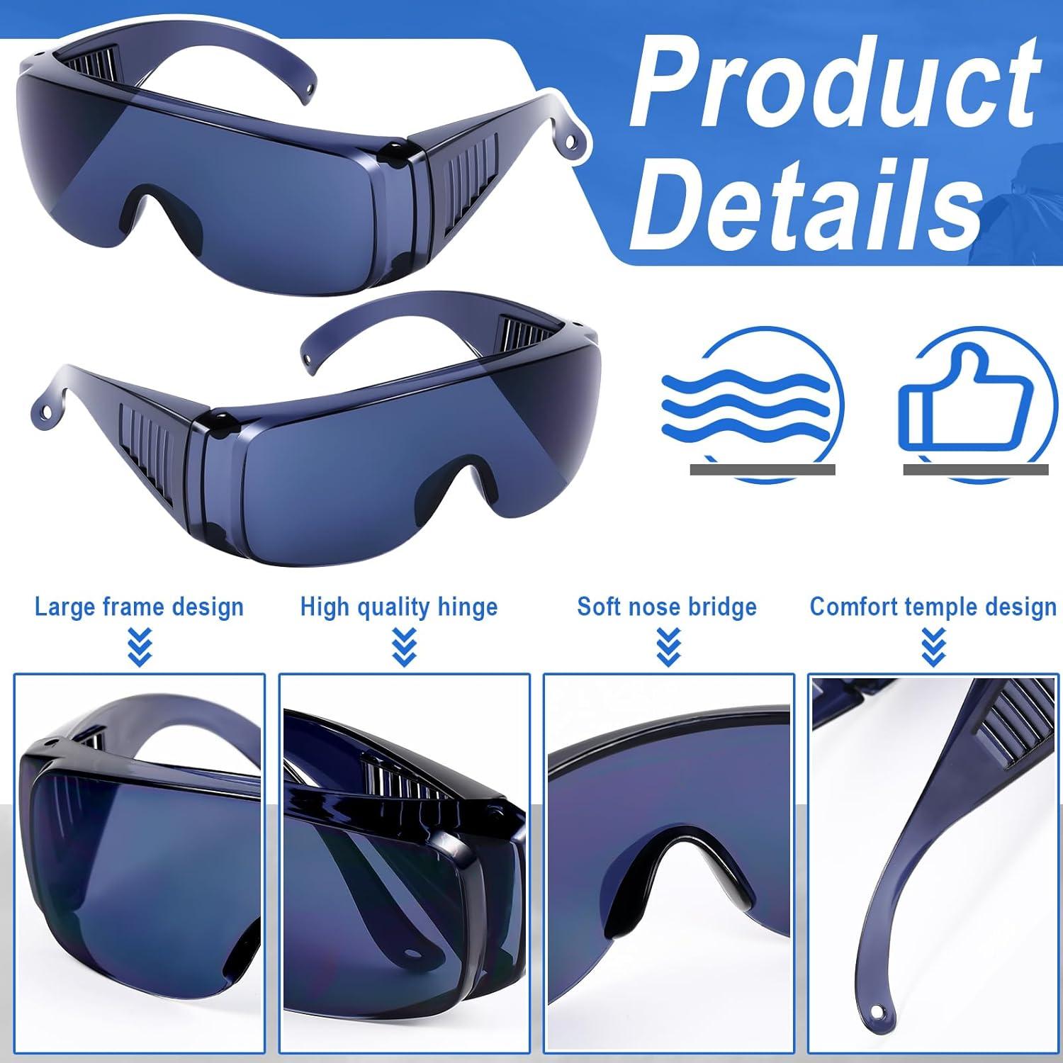 Gafas de Seguridad Kanayu 50 Pares Anti Niebla y Rayones