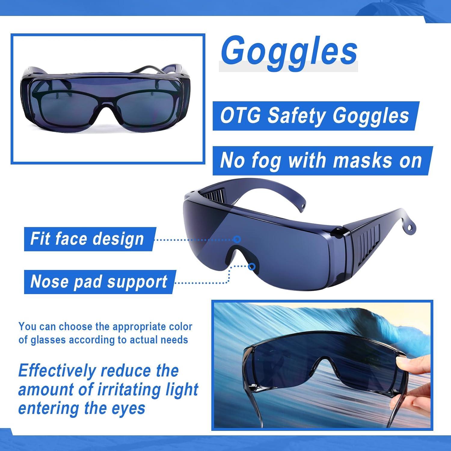 Gafas de Seguridad Kanayu 50 Pares Anti Niebla y Rayones